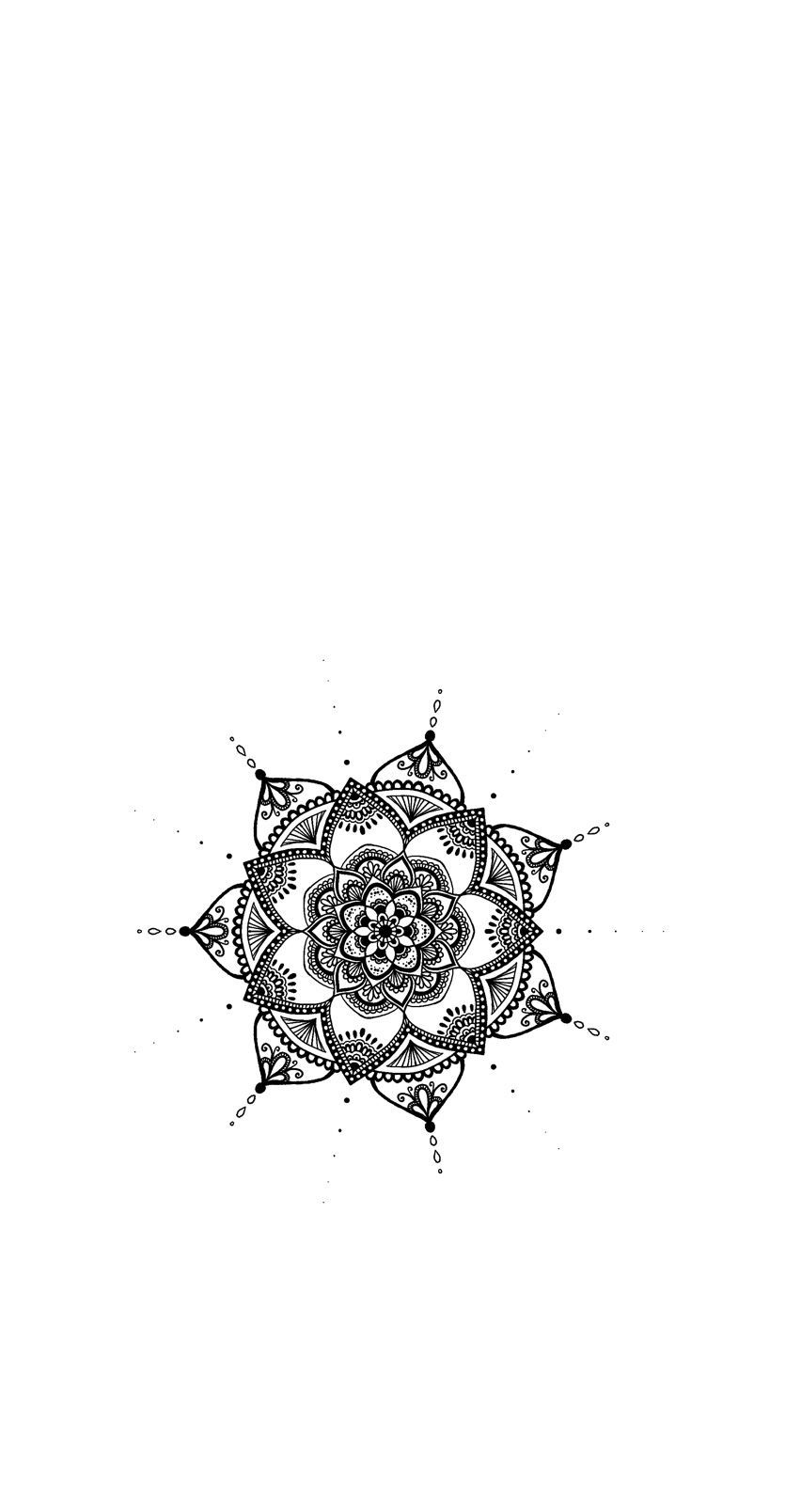 Mandala Black And White Wallpapers