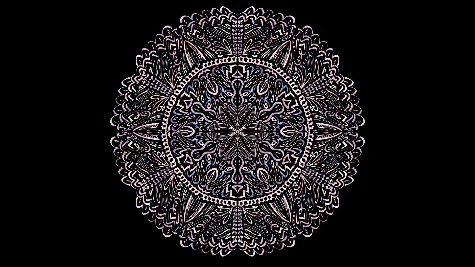 Mandala Black And White Wallpapers