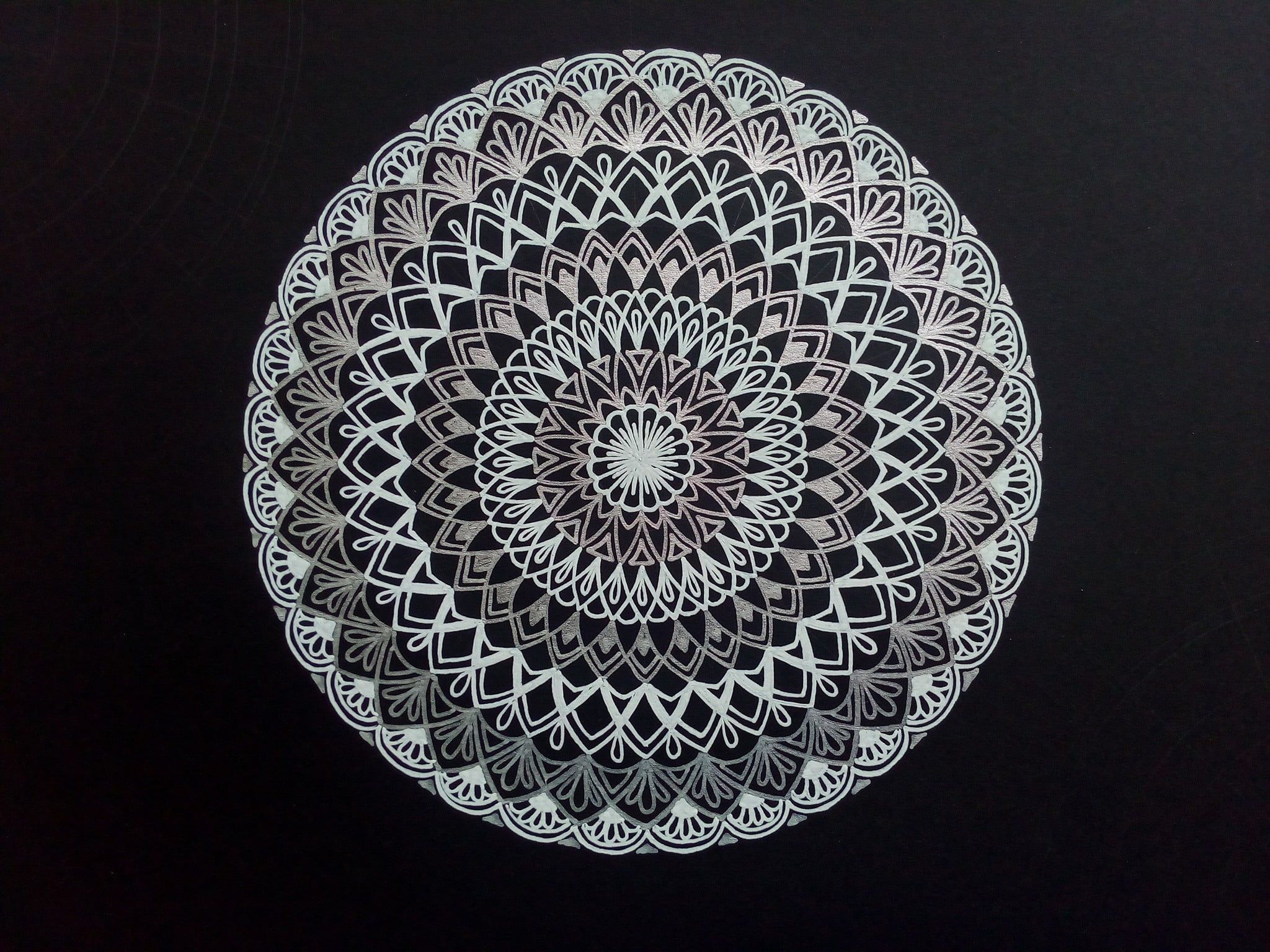 Mandala Black And White Wallpapers