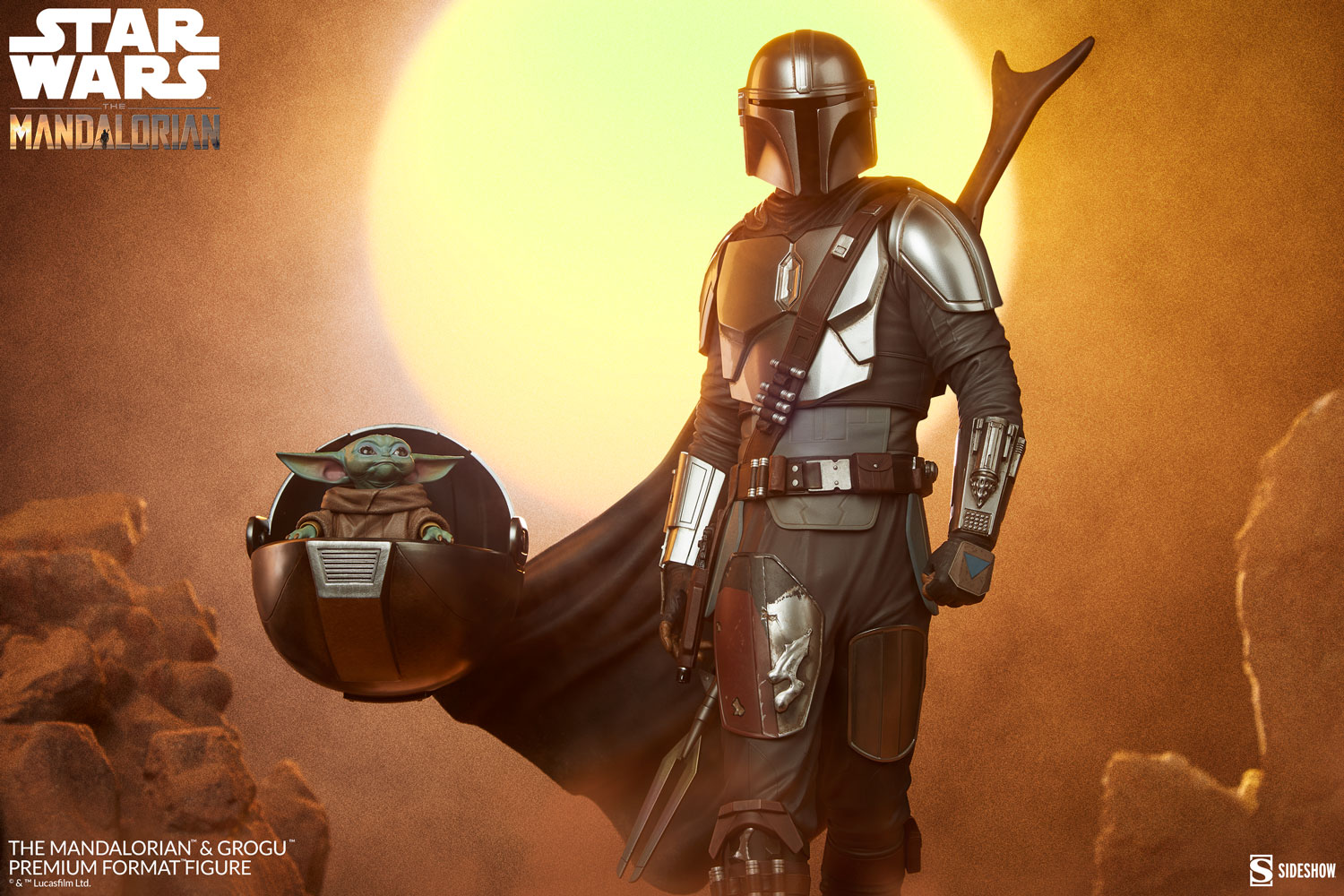 Mandalorian And Grogu Riding Wallpapers