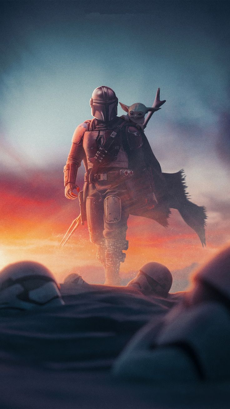 Mandalorian And Grogu Riding Wallpapers