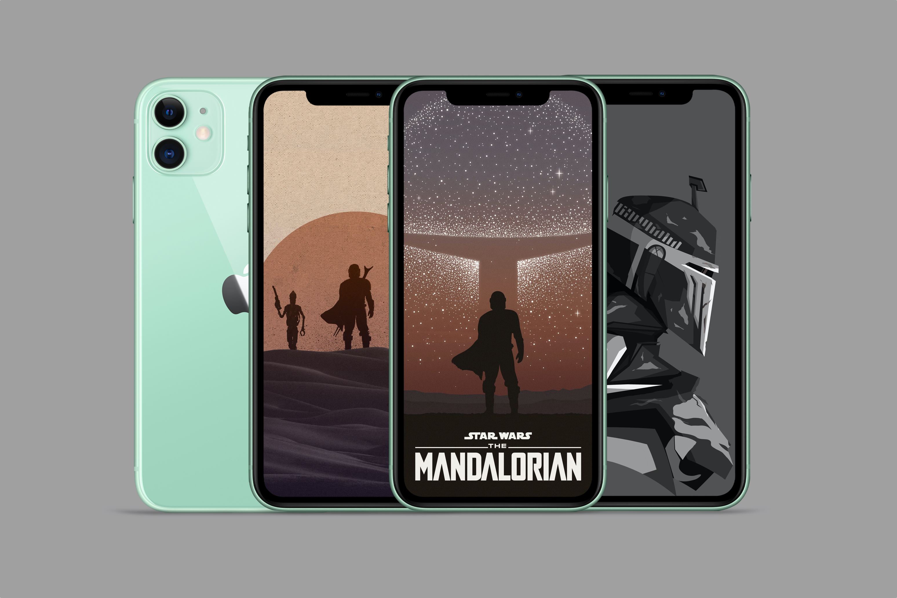 Mandalorian Minimal Fanart Wallpapers