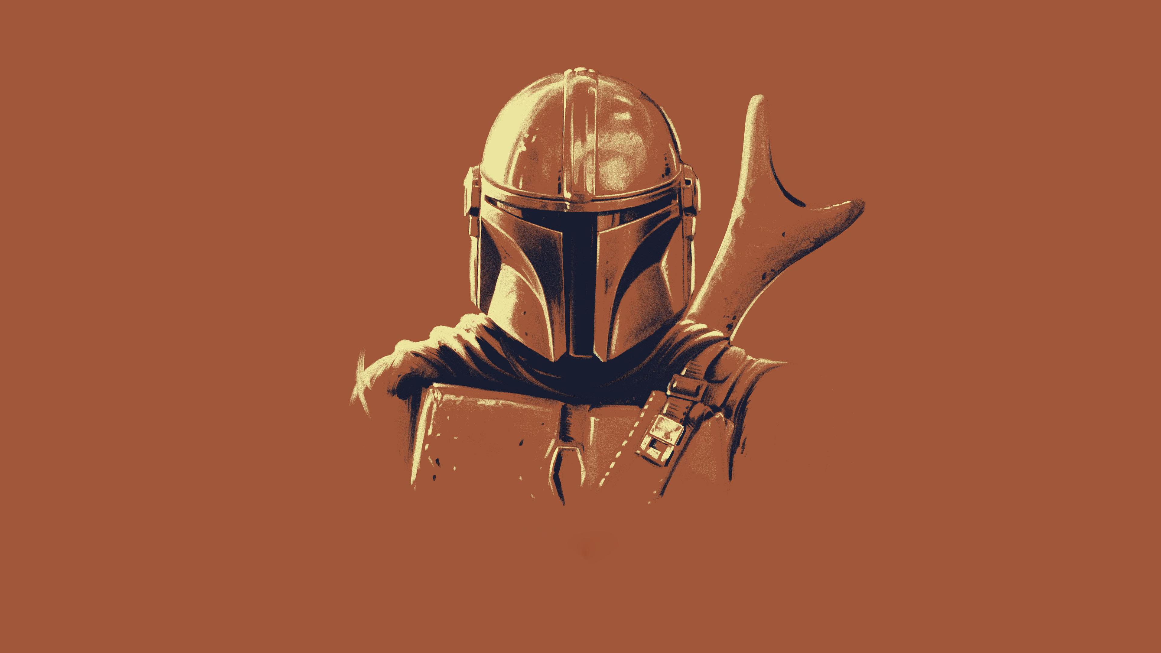 Mandalorian Minimalism Wallpapers