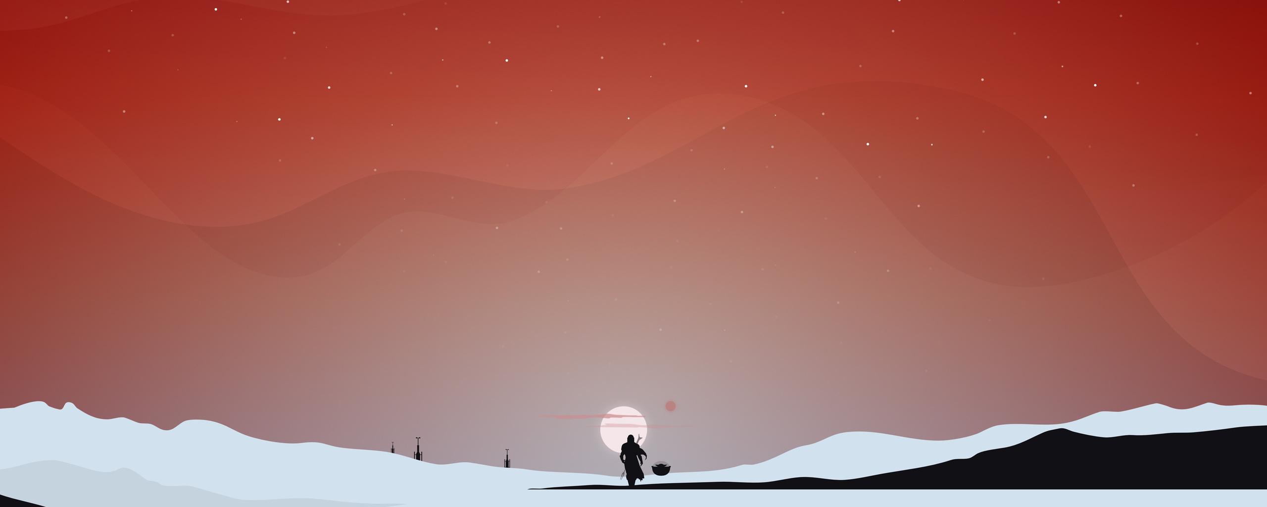 Mandalorian Minimalism Wallpapers