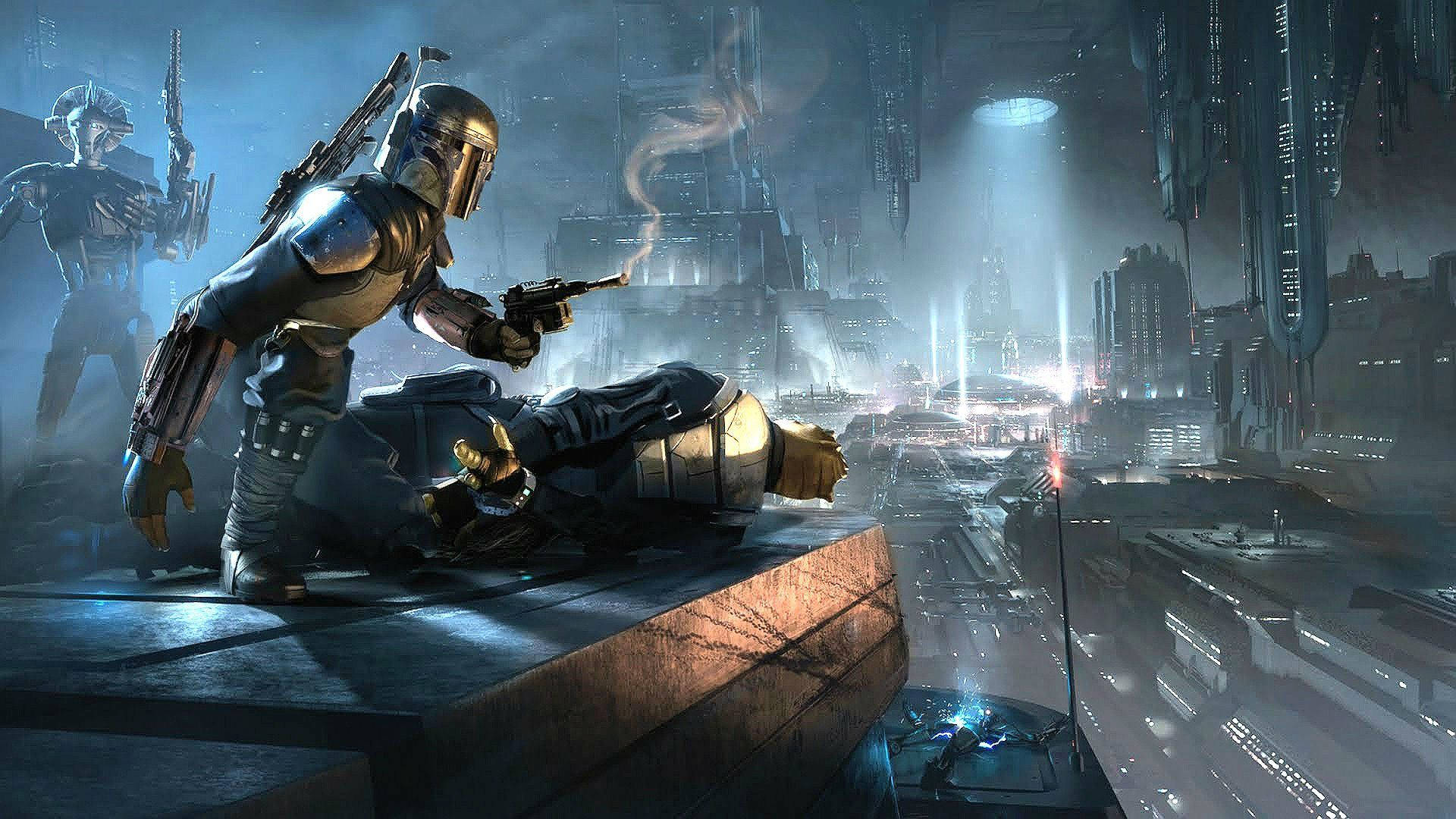 Mandalorian Stormtrooper Fighting Wallpapers