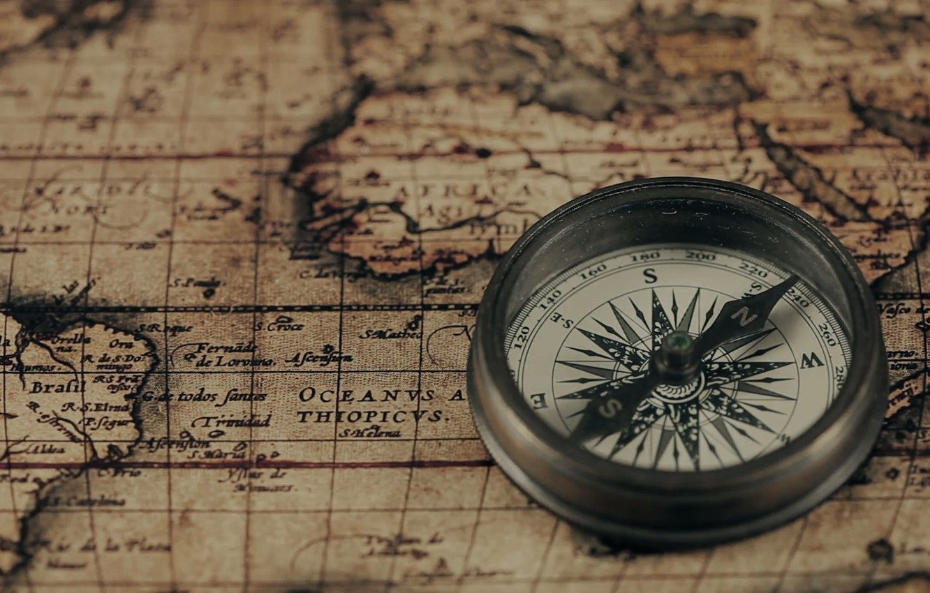 Map And Compass Photography Wallpapers