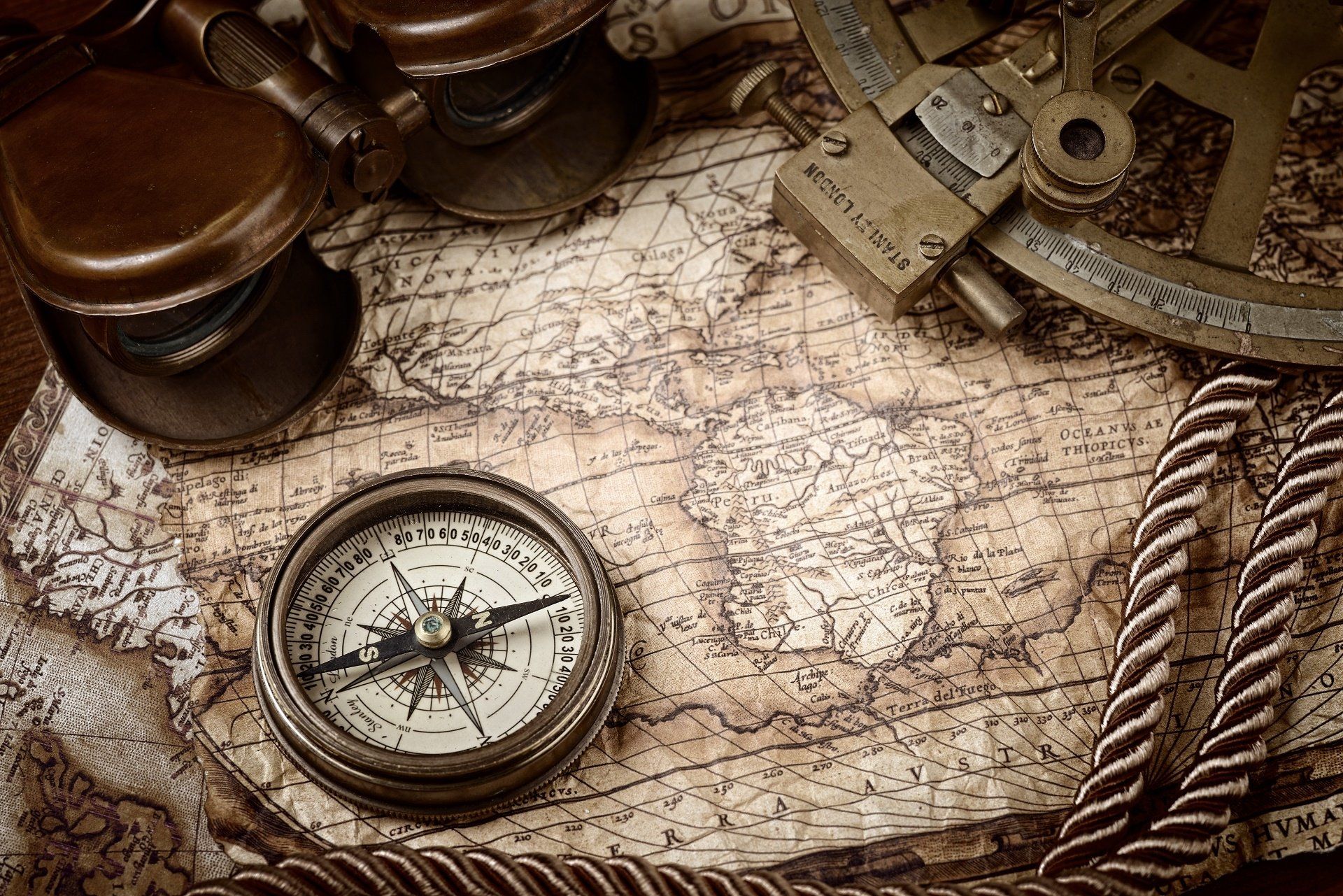 Map And Compass Photography Wallpapers