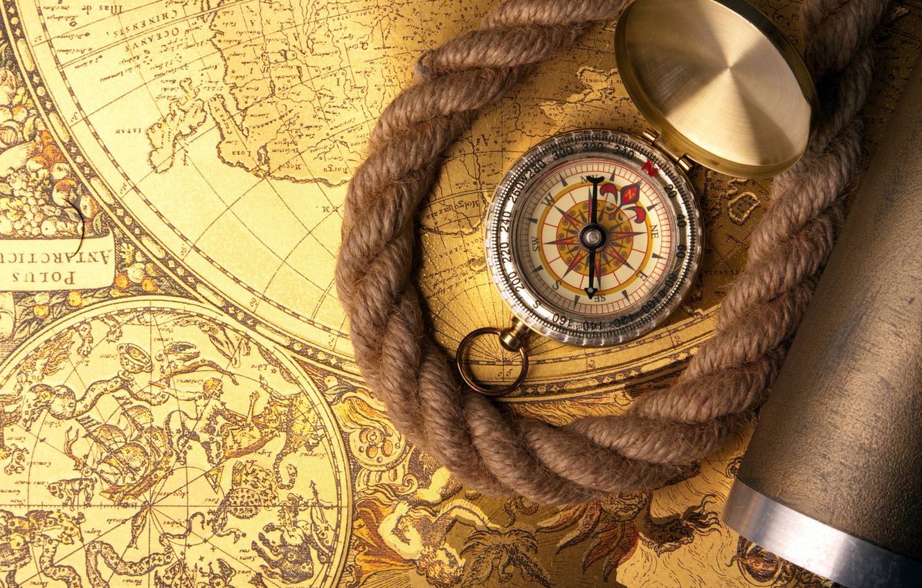 Map And Compass Photography Wallpapers