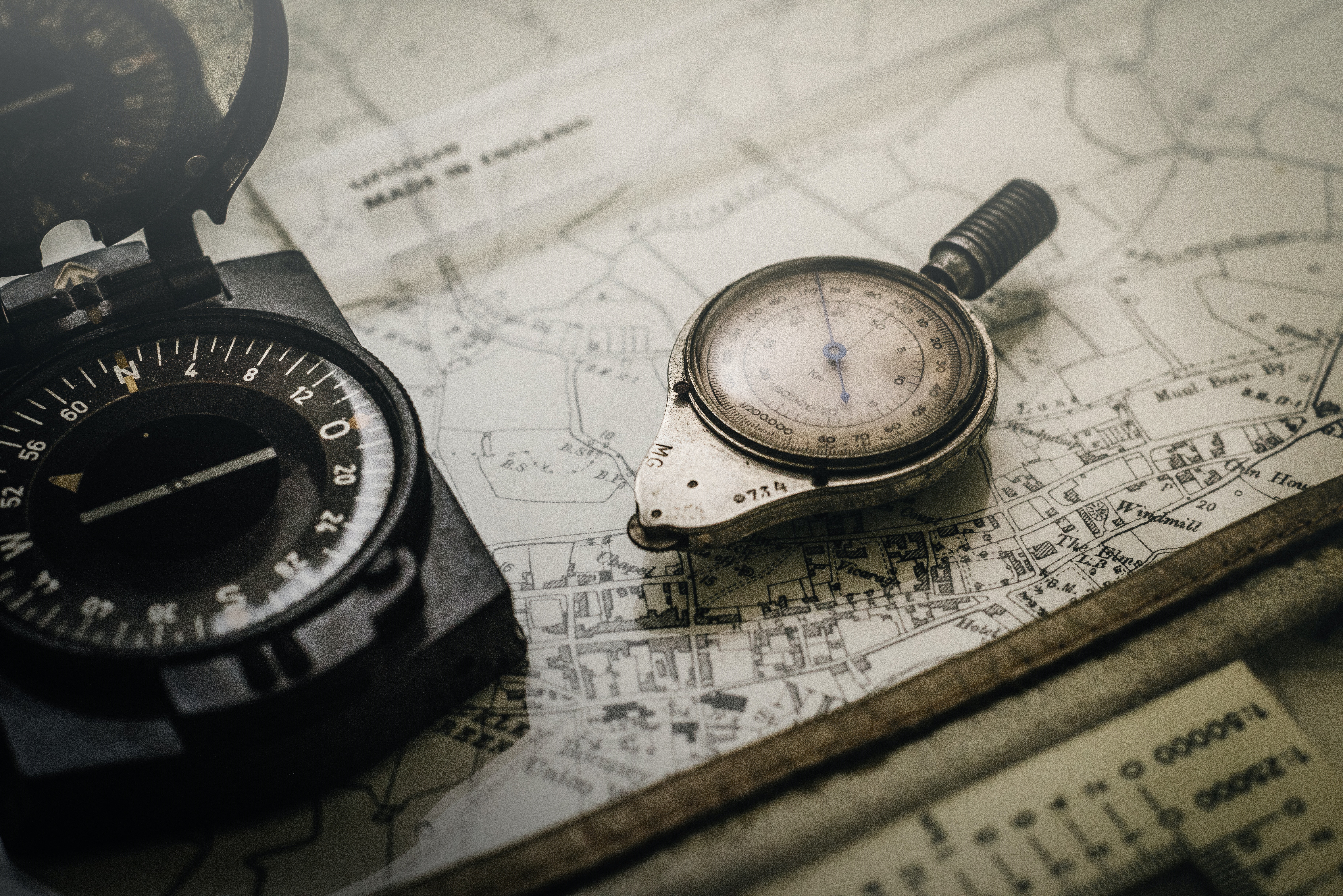 Map And Compass Photography Wallpapers