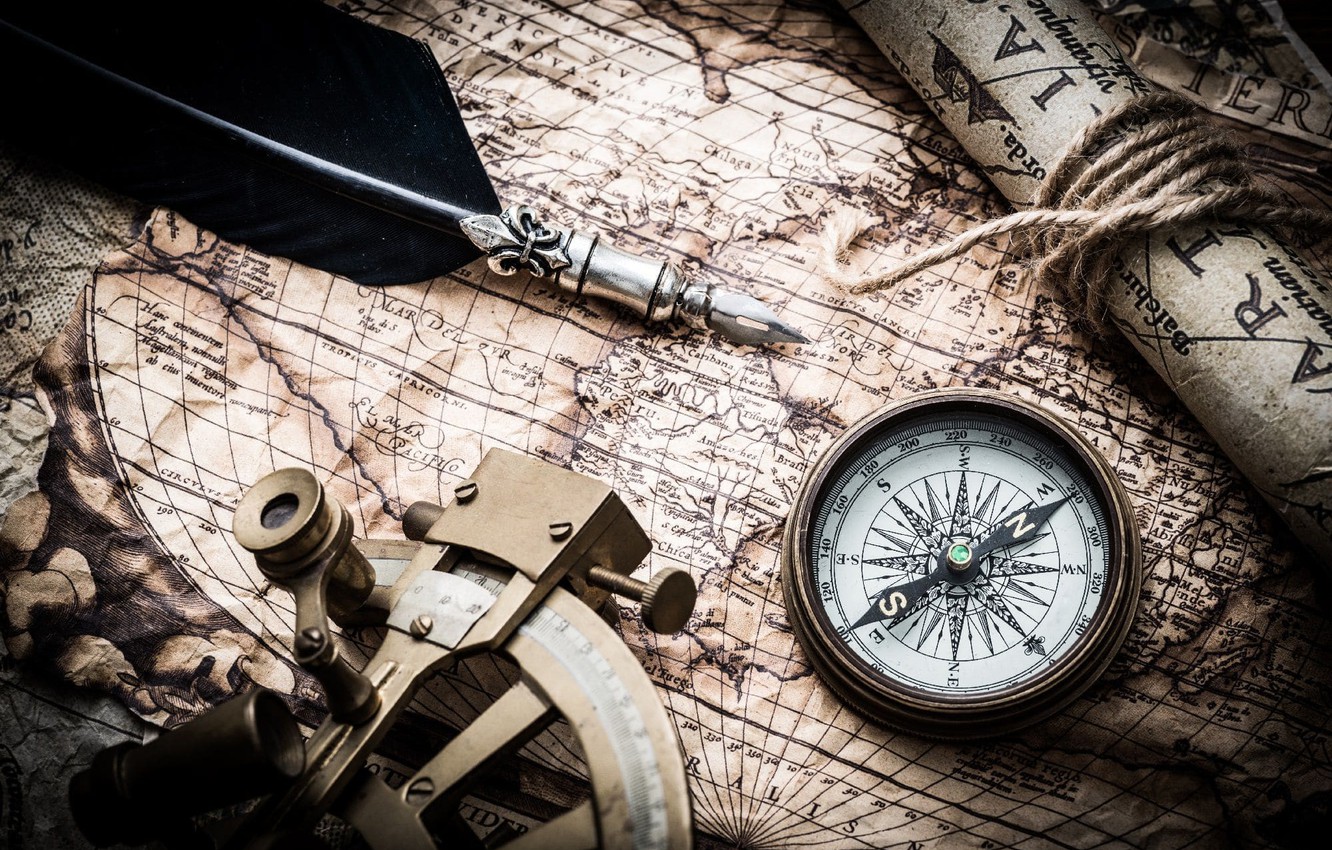 Map And Compass Photography Wallpapers