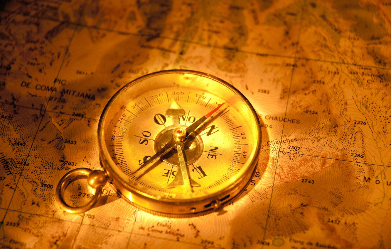 Map And Compass Photography Wallpapers