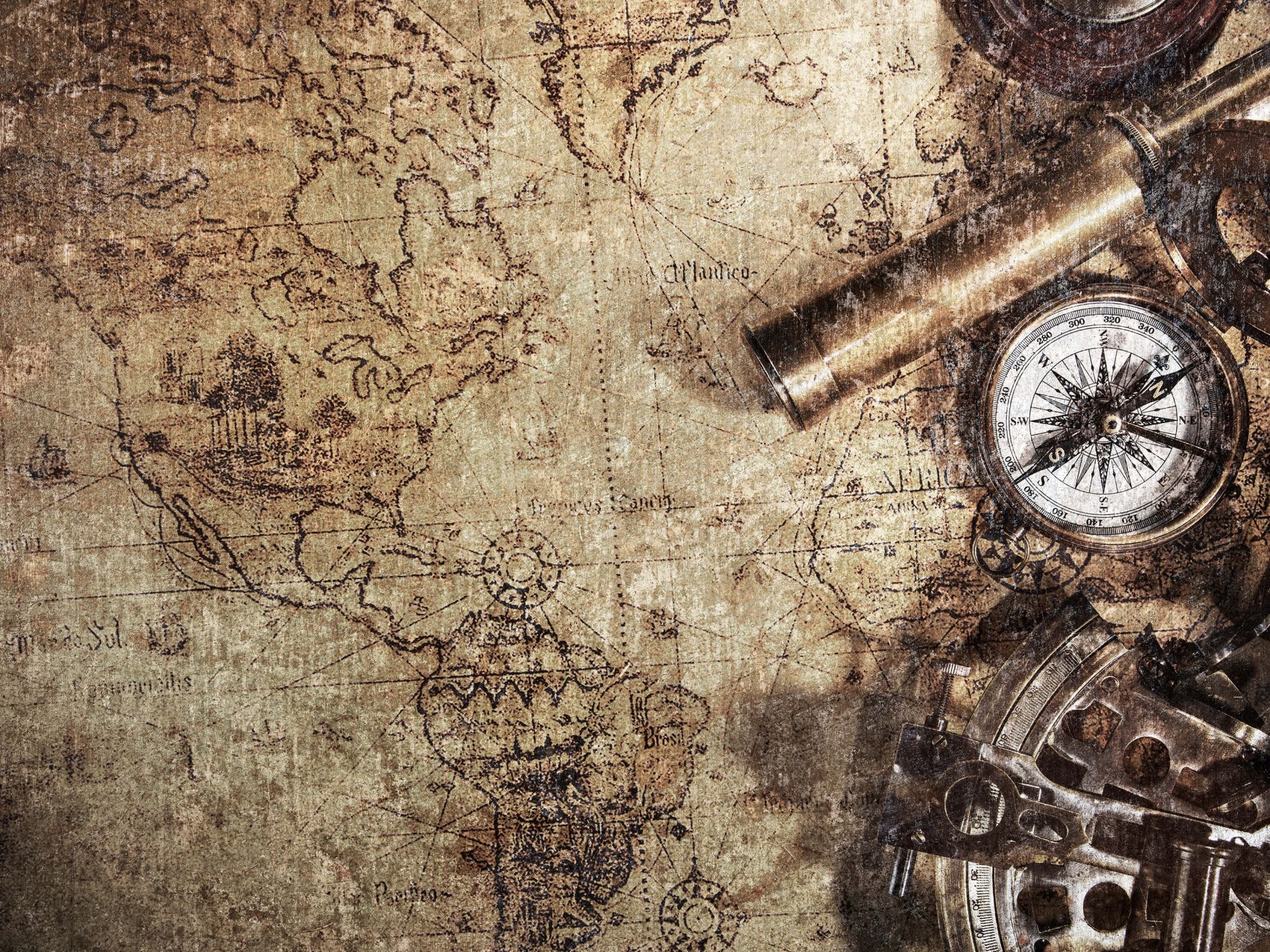 Map And Compass Photography Wallpapers