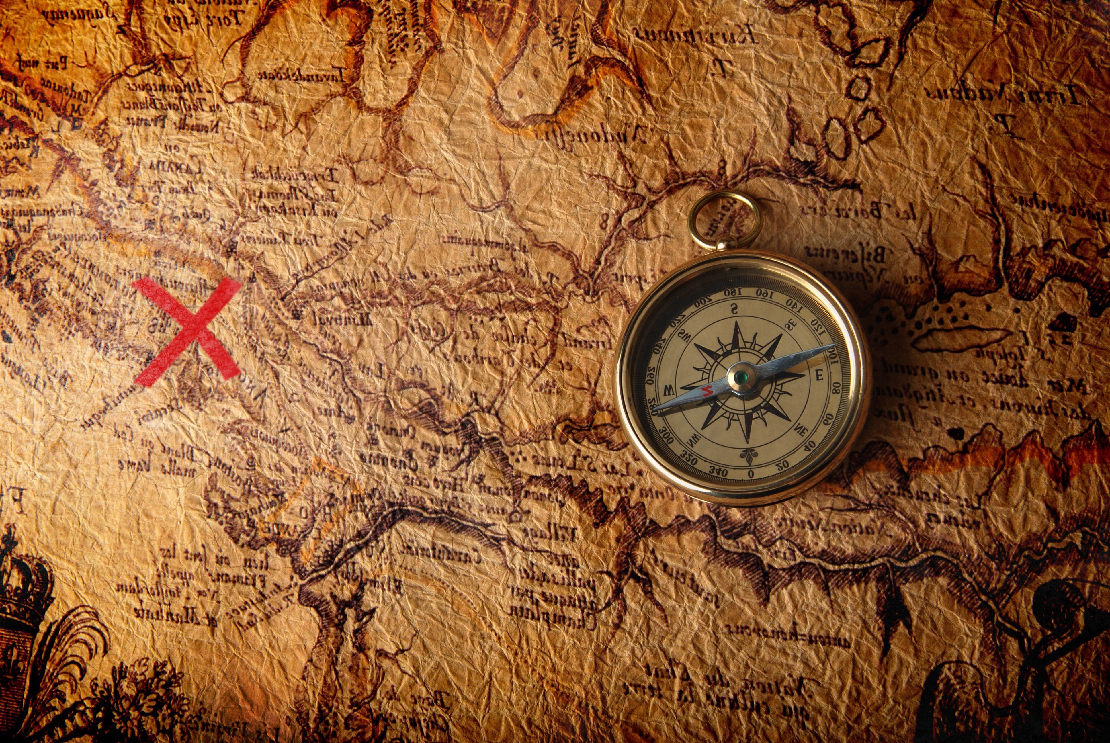 Map And Compass Photography Wallpapers