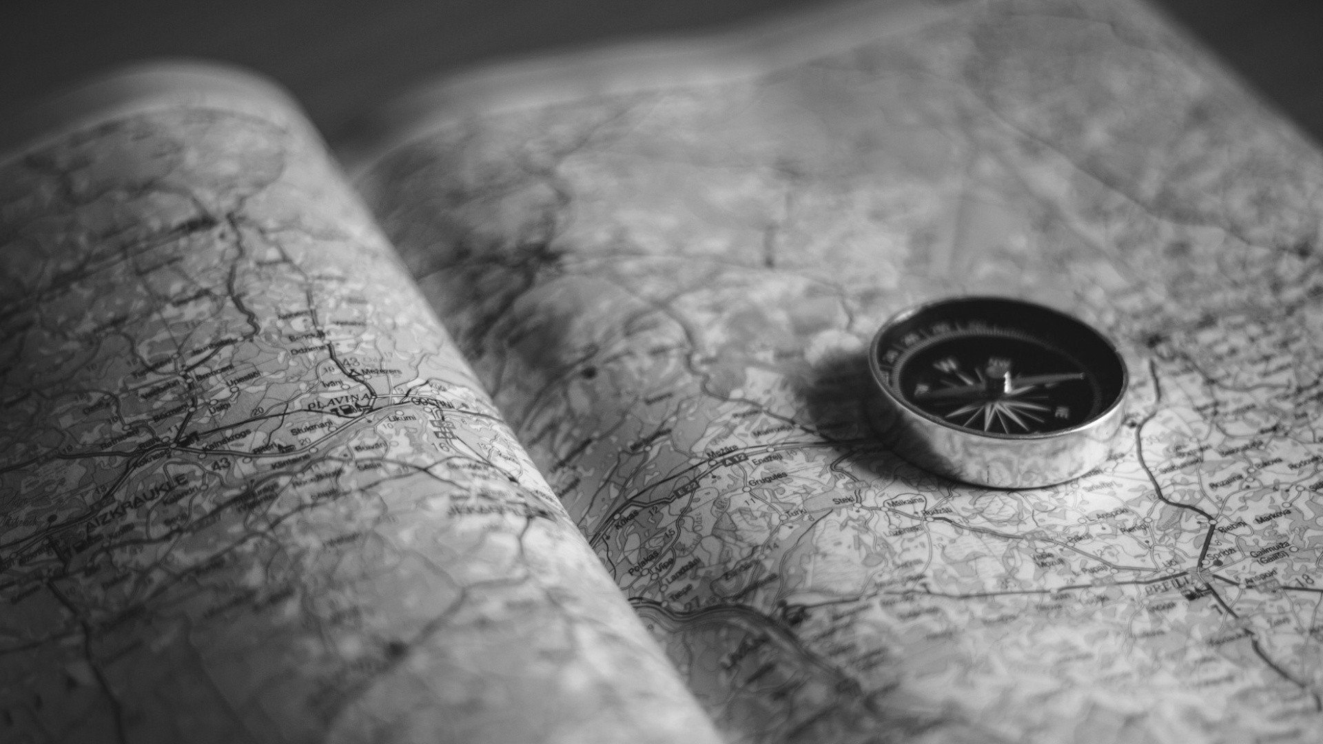 Map And Compass Photography Wallpapers