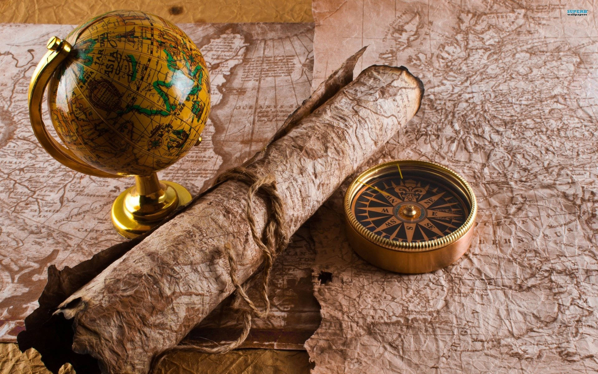 Map And Compass Photography Wallpapers