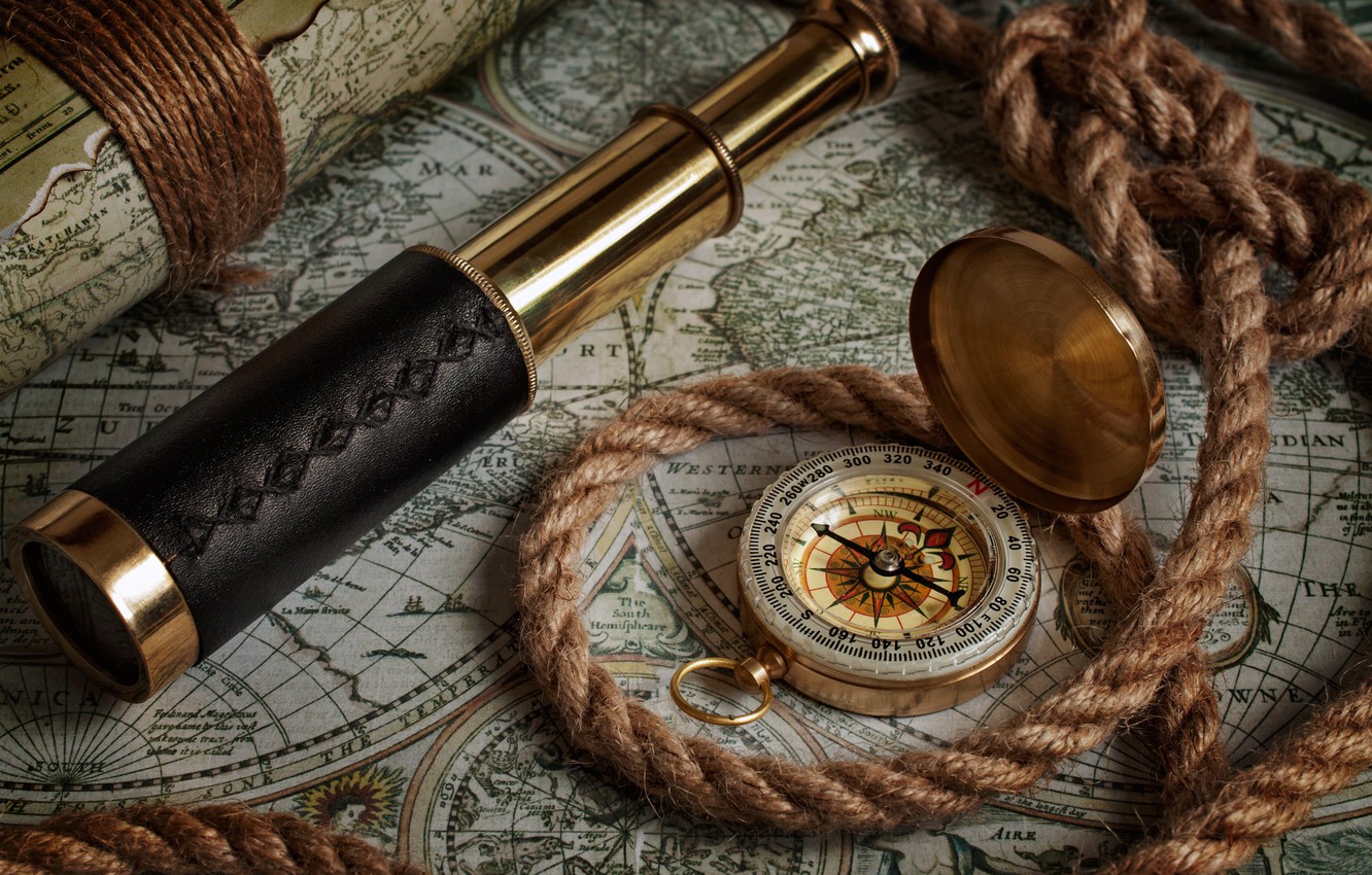 Map And Compass Photography Wallpapers