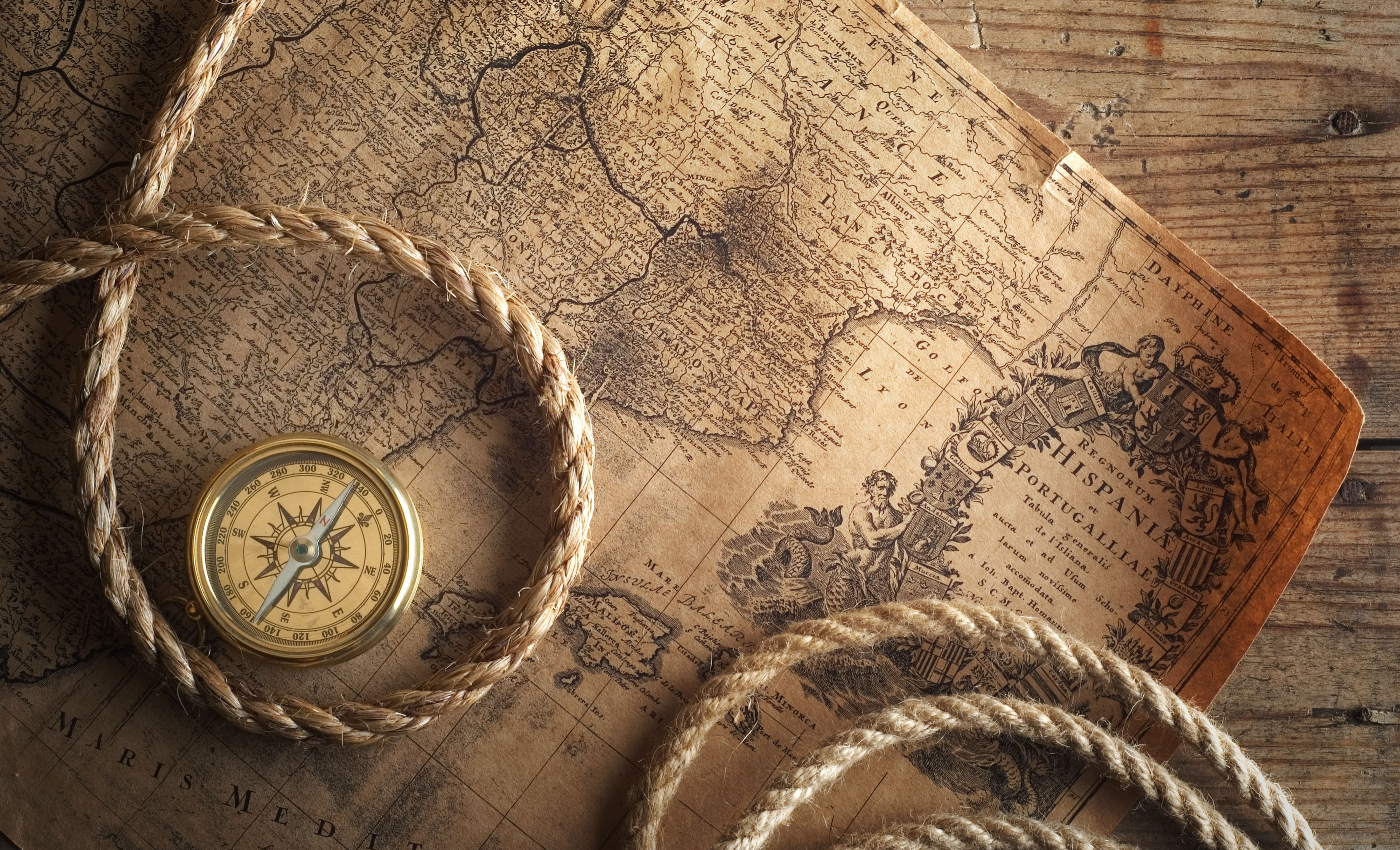 Map And Compass Photography Wallpapers