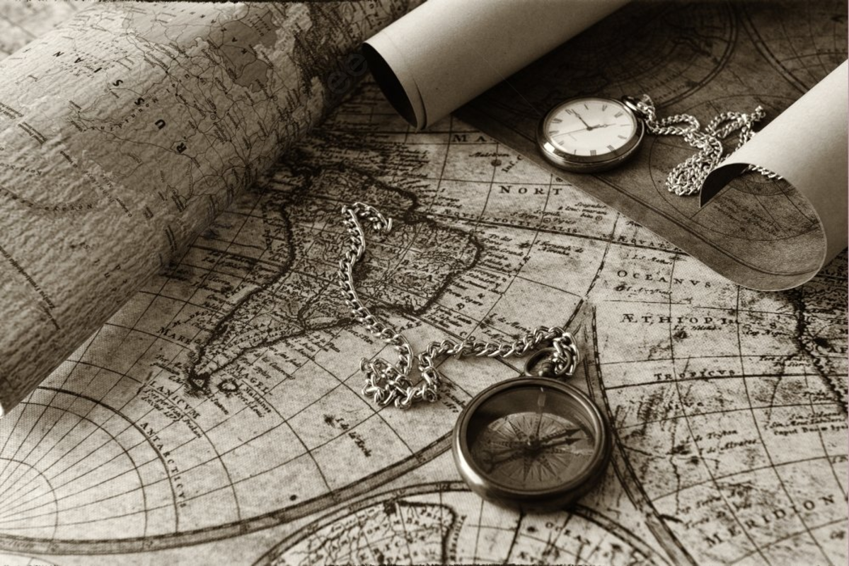 Map And Compass Photography Wallpapers