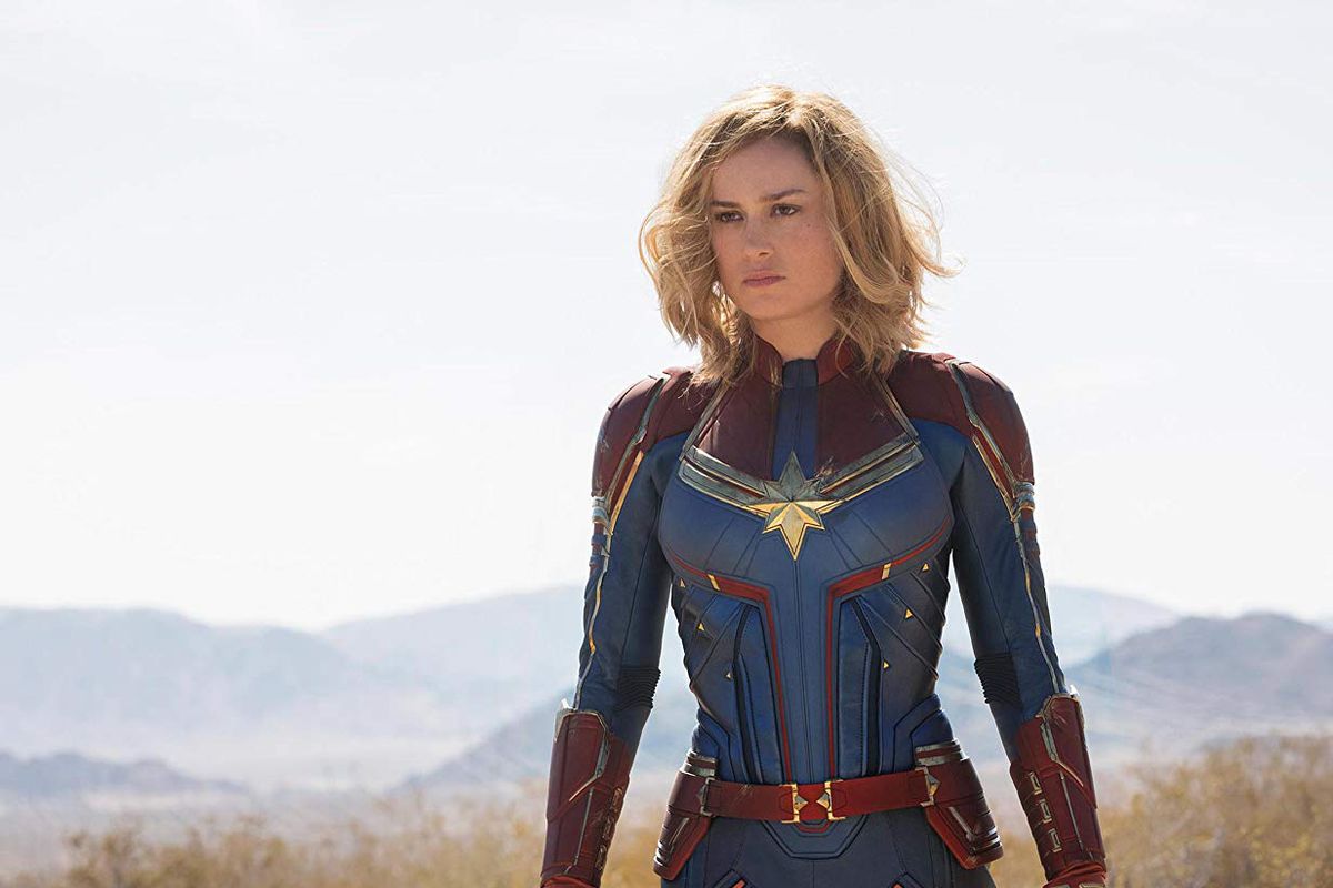 Mar Vell And Carol Danvers In Captain Marvel Movie 2019 Wallpapers