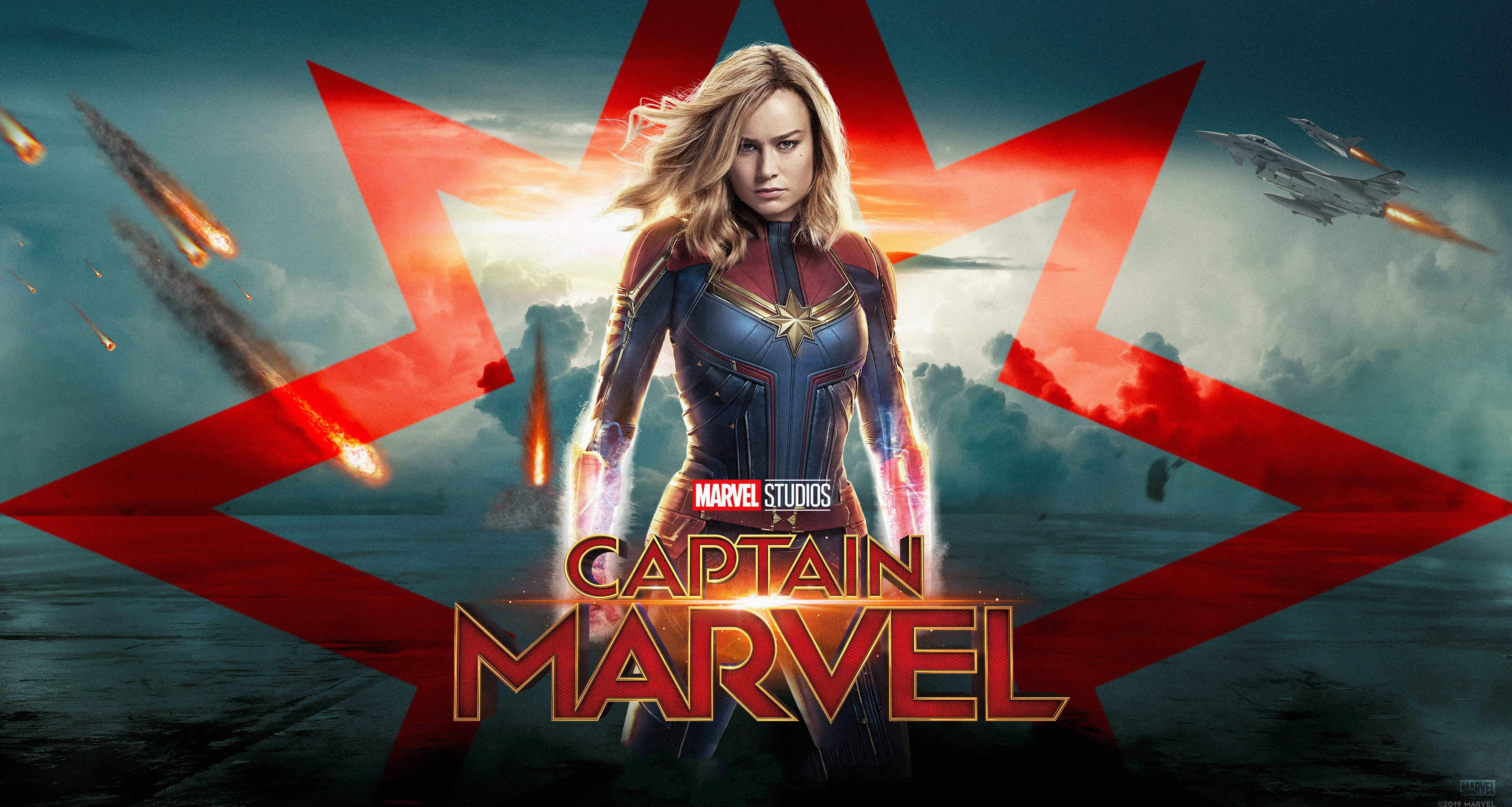 Mar Vell And Carol Danvers In Captain Marvel Movie 2019 Wallpapers