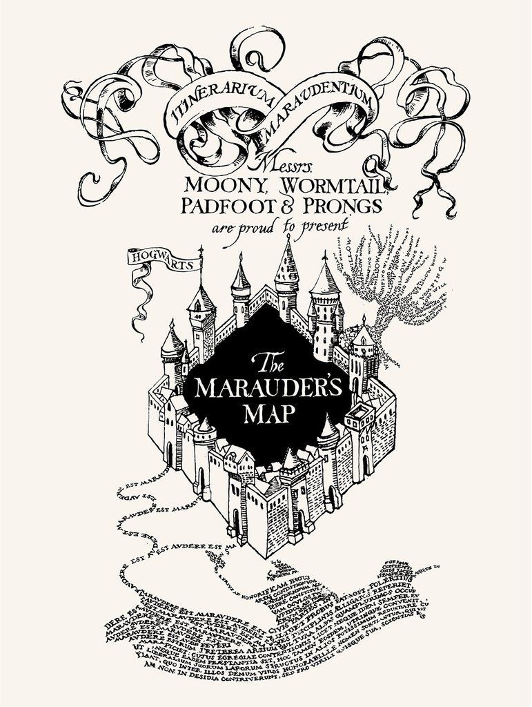 Marauders Map Svg Wallpapers