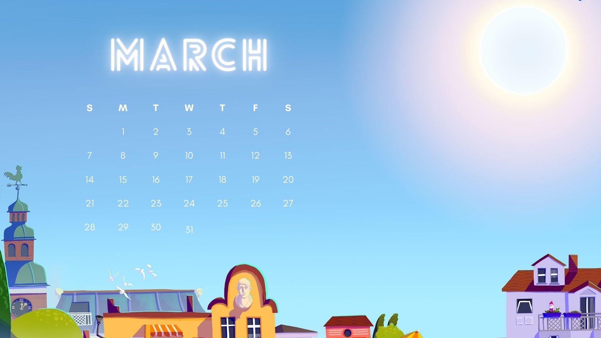 March 2021 Calendar Wallpapers