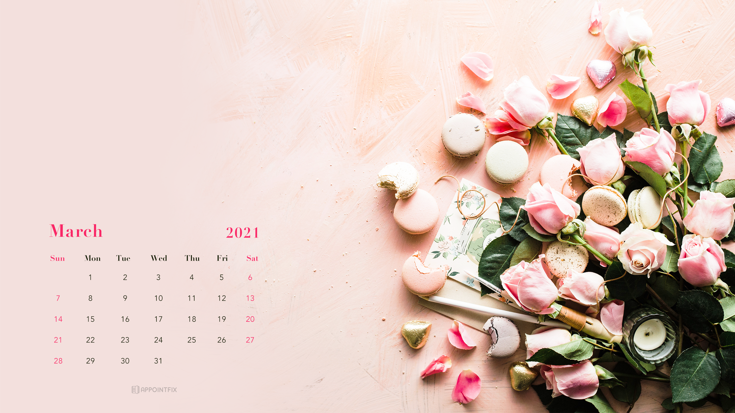 March 2021 Calendar Wallpapers