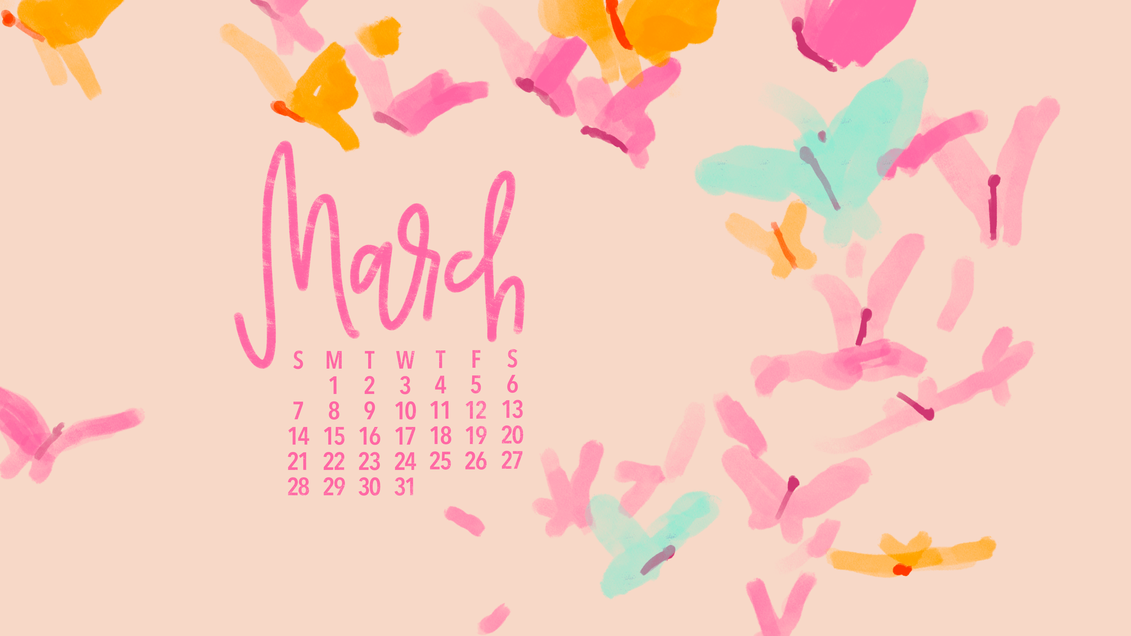 March 2021 Calendar Wallpapers