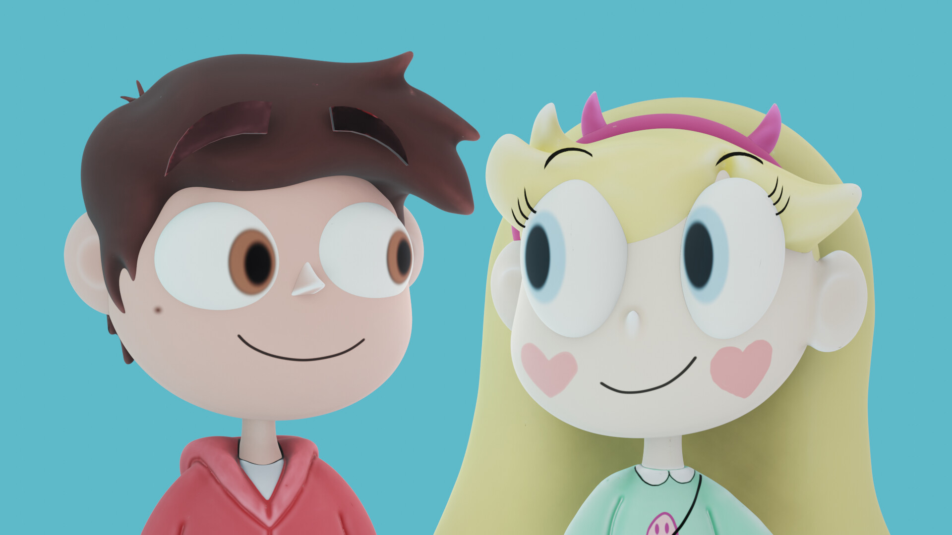 Marco Diaz And Star Butterfly In Star Vs. The Forces Of Evil Wallpapers