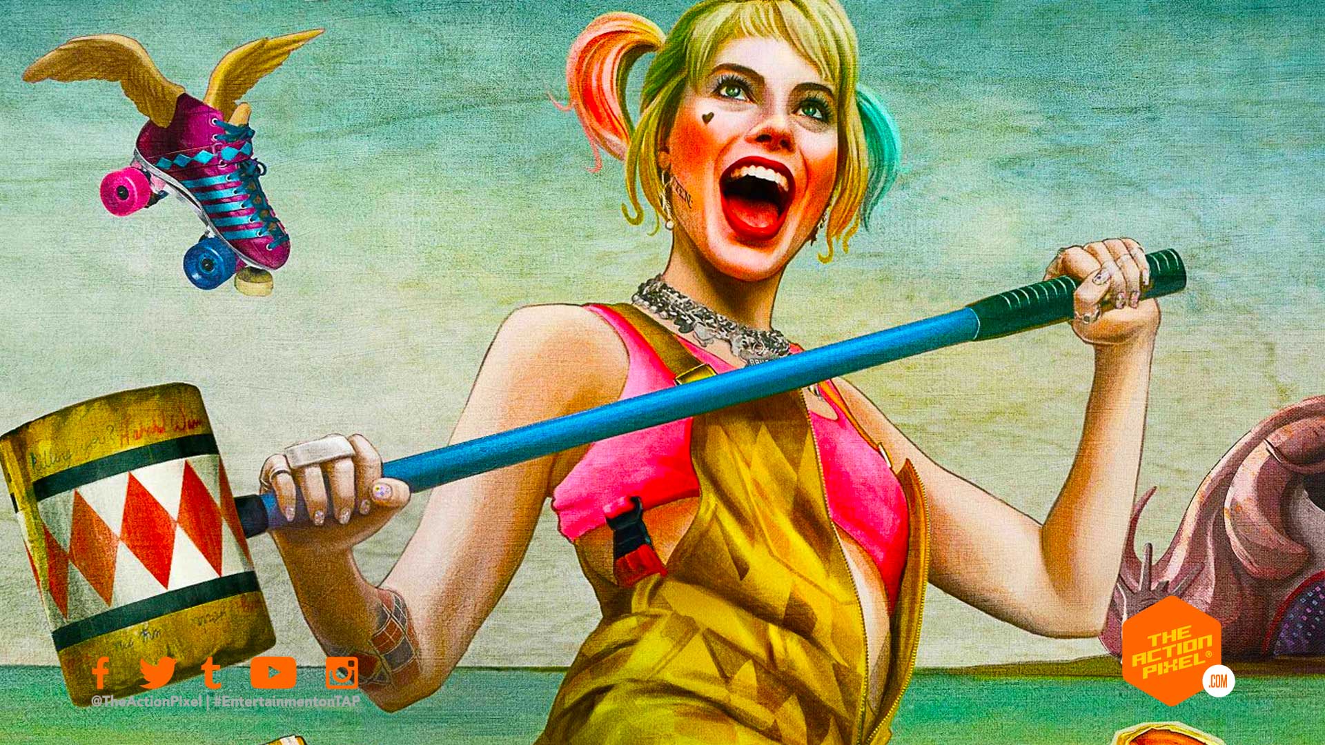 Margot Robbie As Harley Quinn Bop Wallpapers