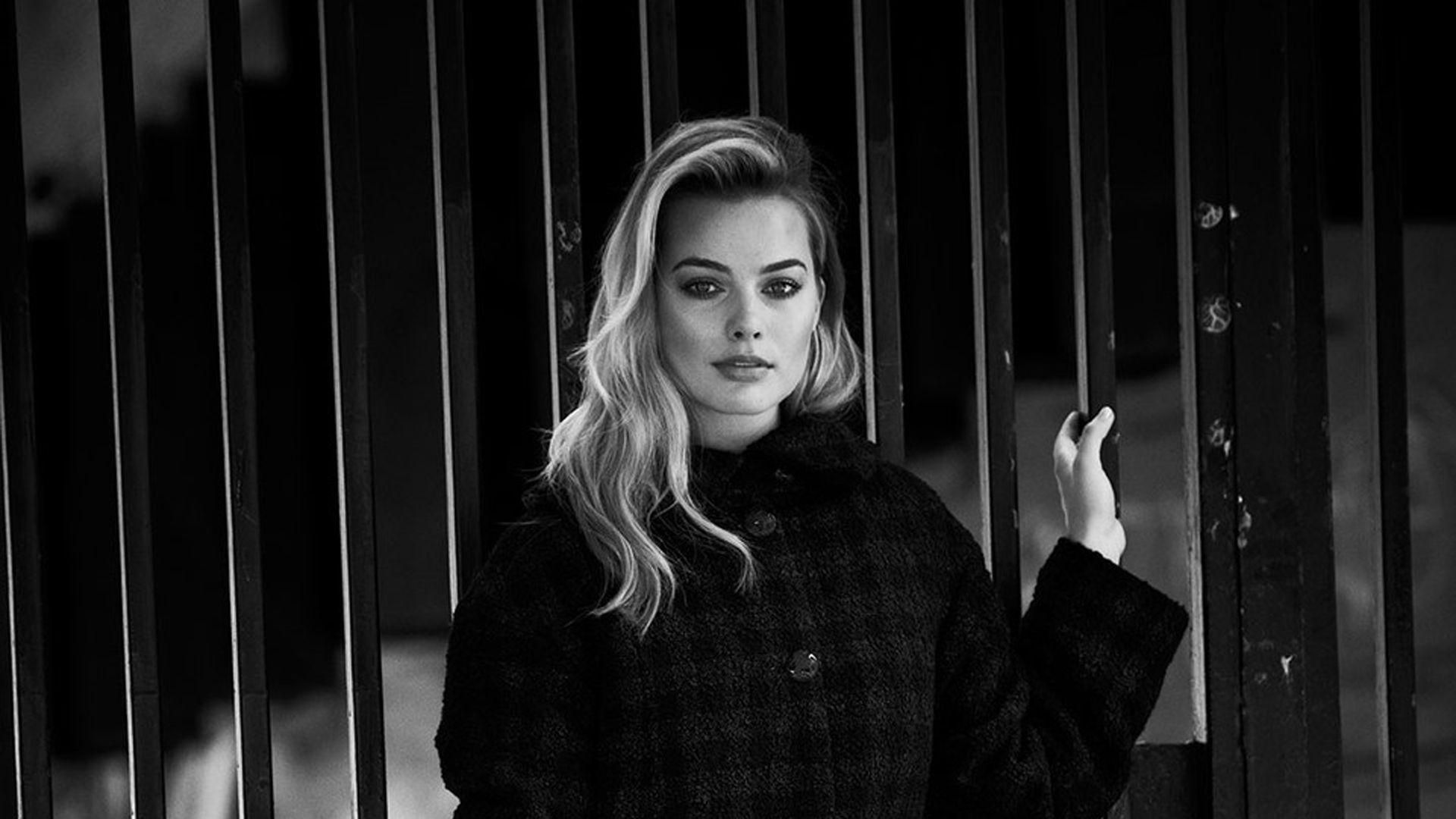 Margot Robbie Monochrome 2017 Wallpapers