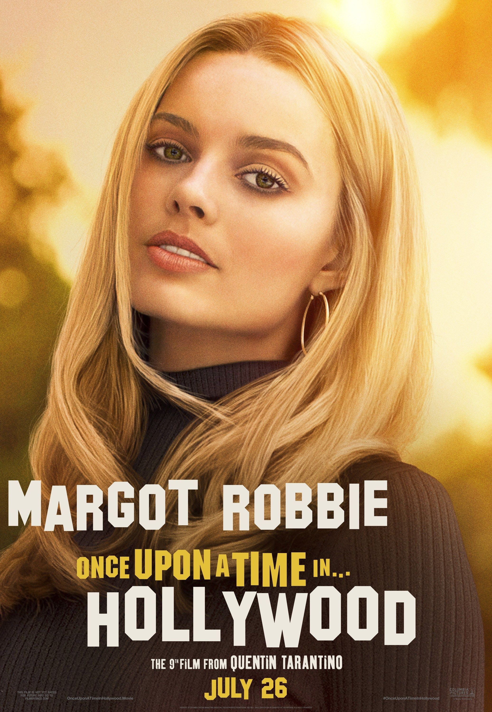 Margot Robbie Once Upon A Time In Hollywood Poster Wallpapers