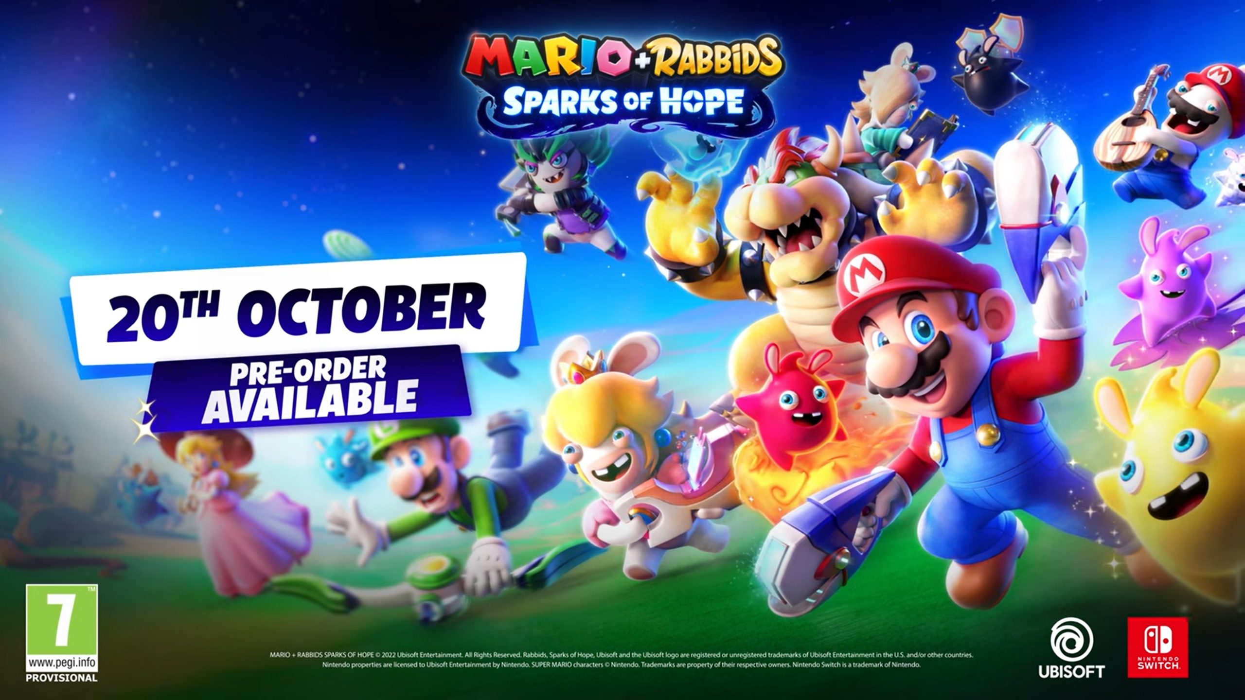 Mario and Rabbids Sparks Of Hope HD Wallpapers