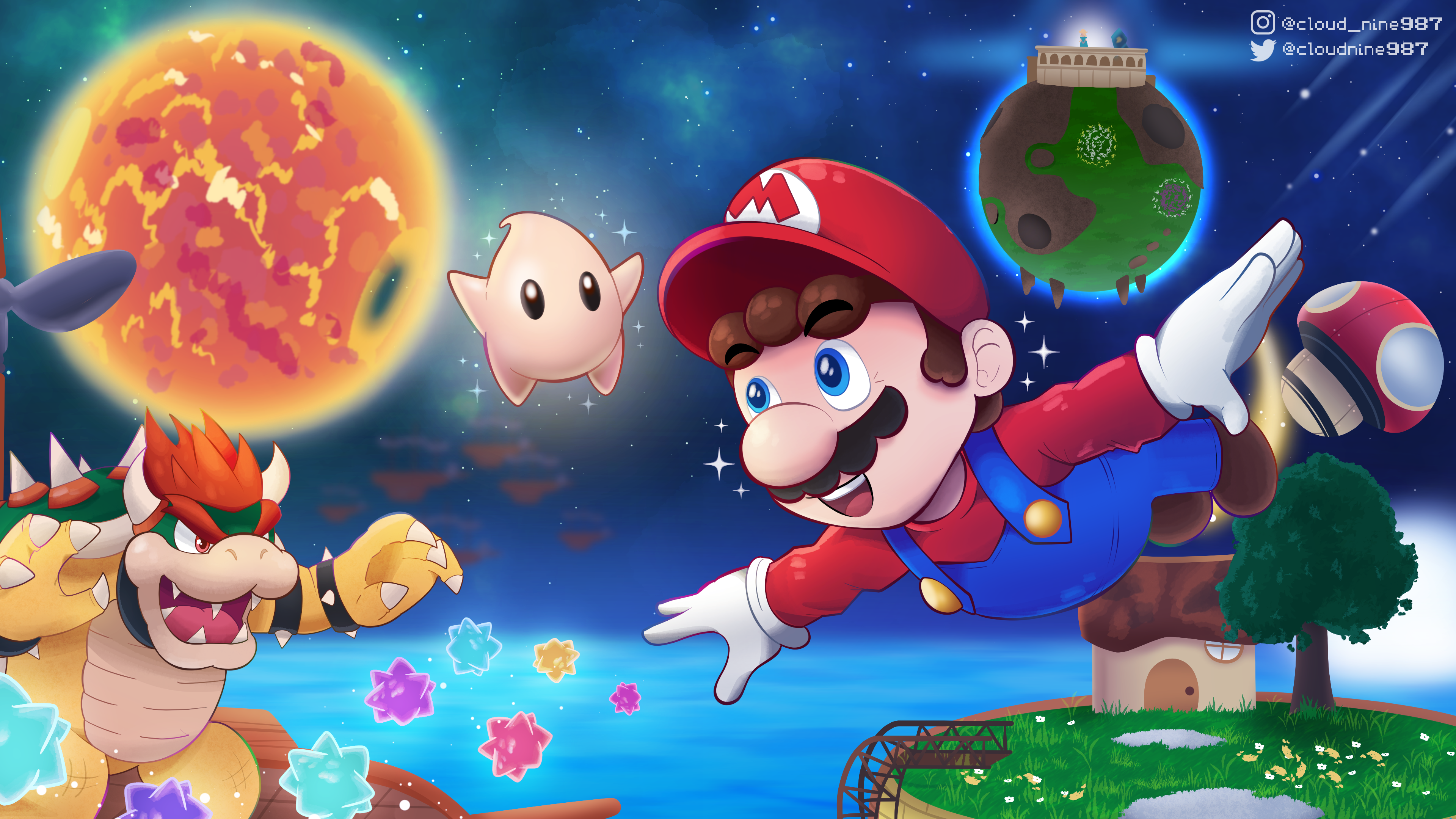 Mario Galaxy 2 Wallpapers