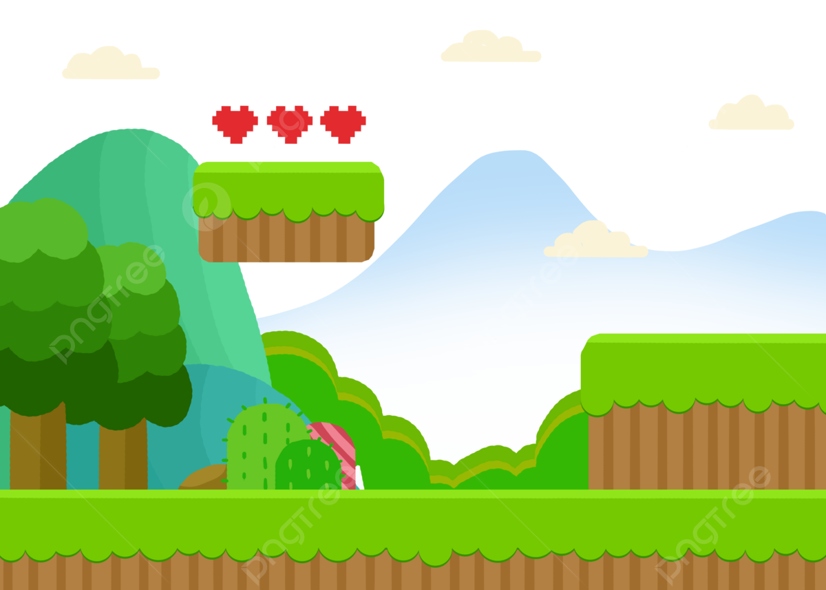 Mario Hills Background