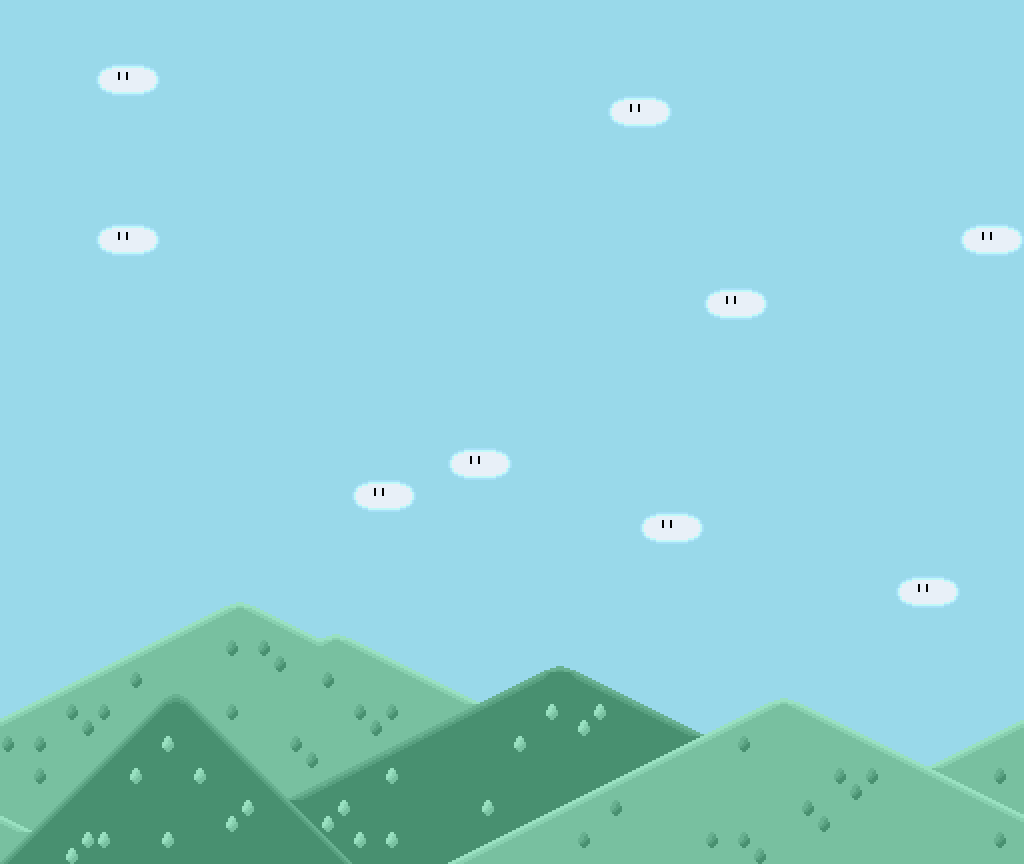 Mario Hills Background