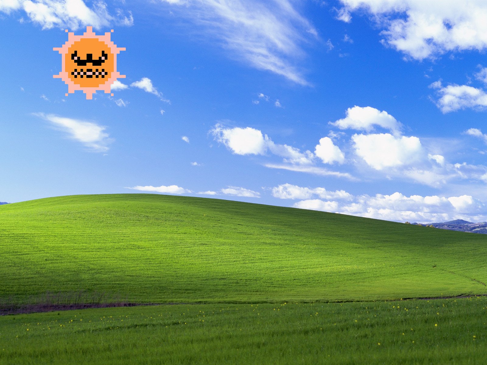 Mario Hills Background