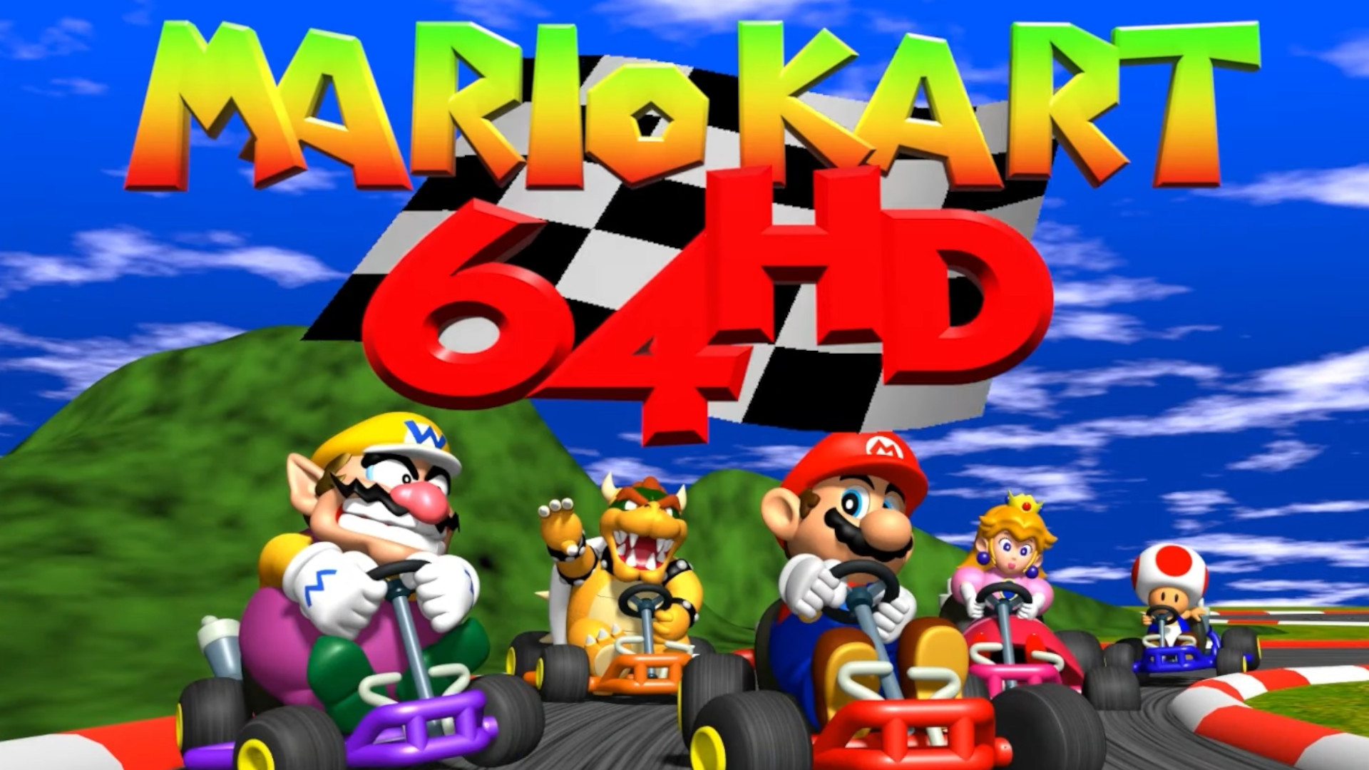 Mario Kart 64 Background