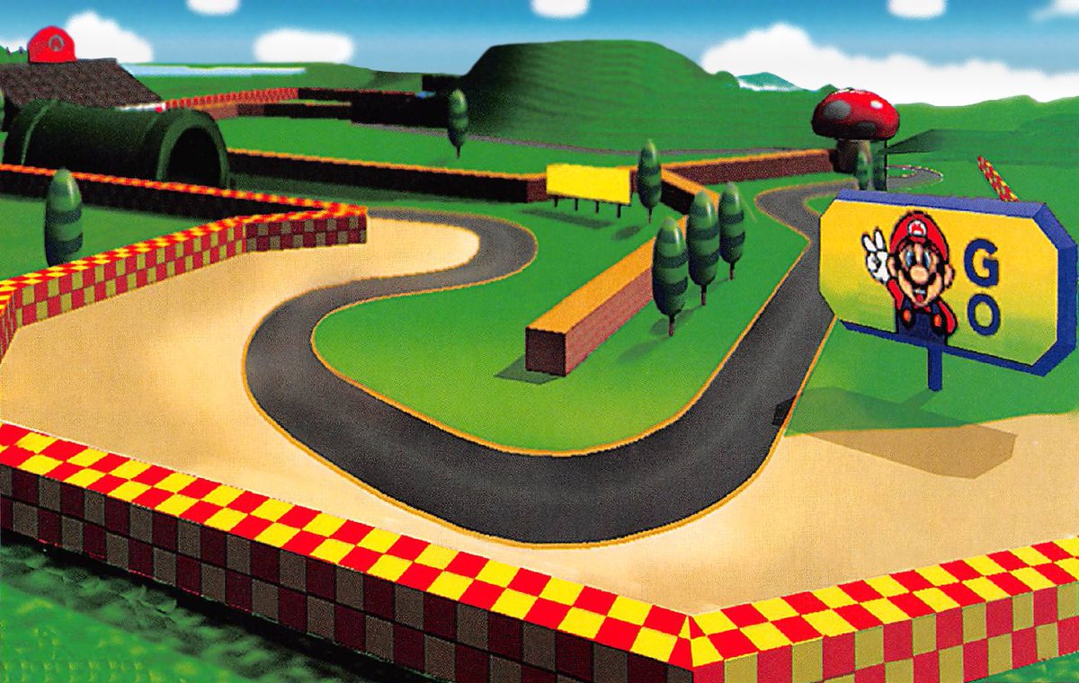 Mario Kart 64 Background