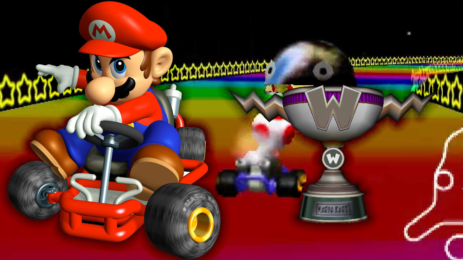 Mario Kart 64 Background