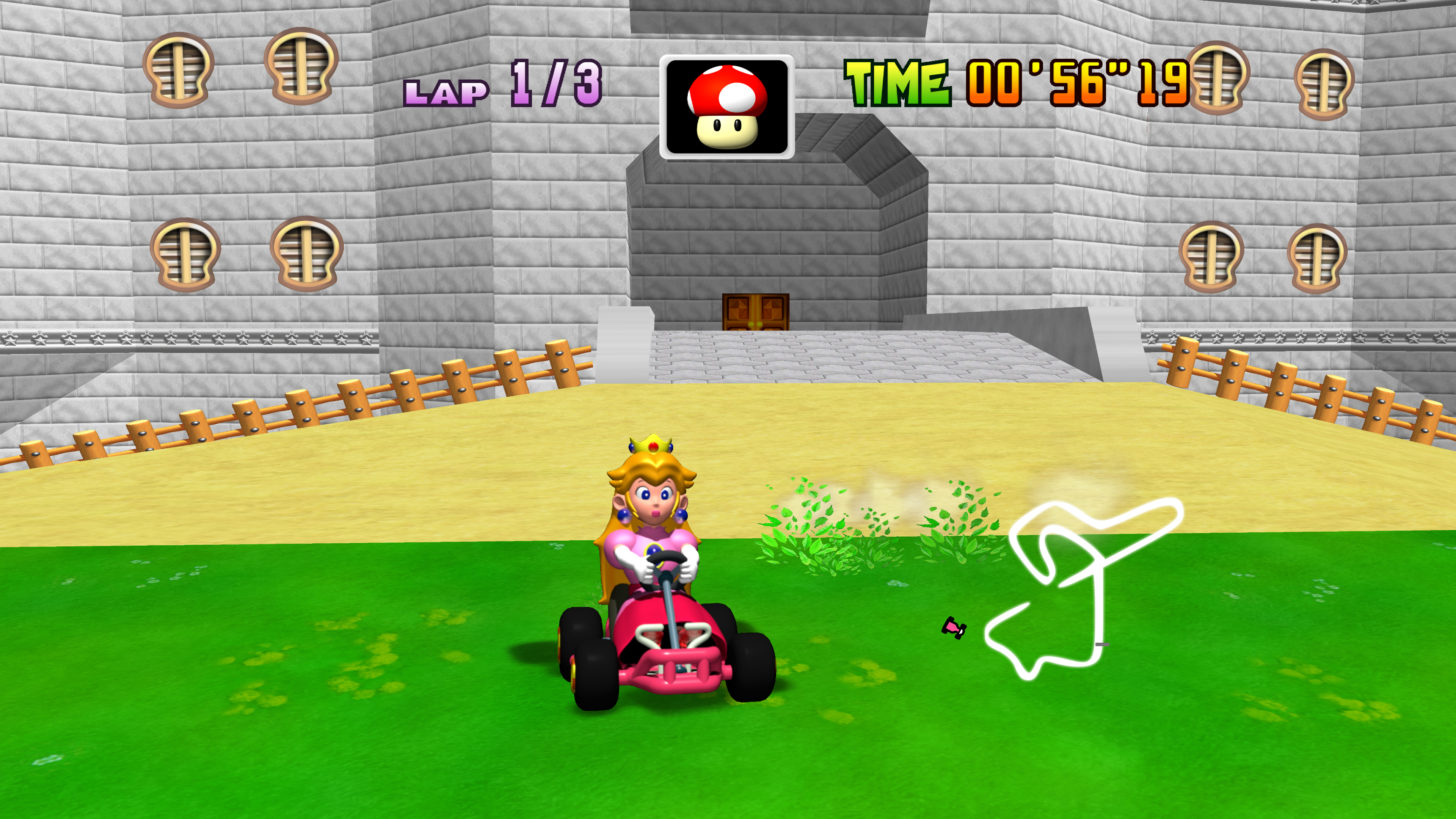 Mario Kart 64 Background