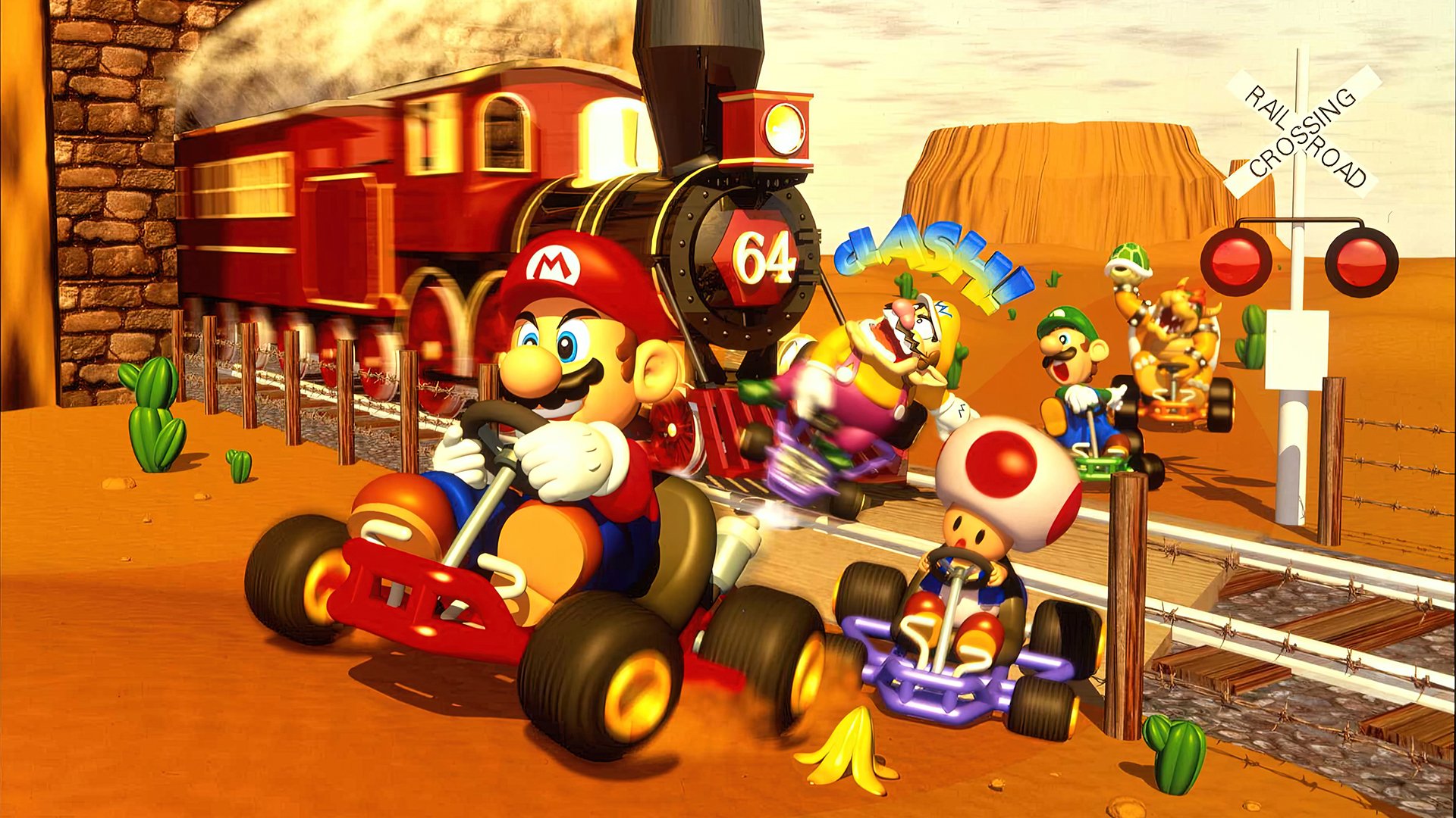 Mario Kart 64 Background