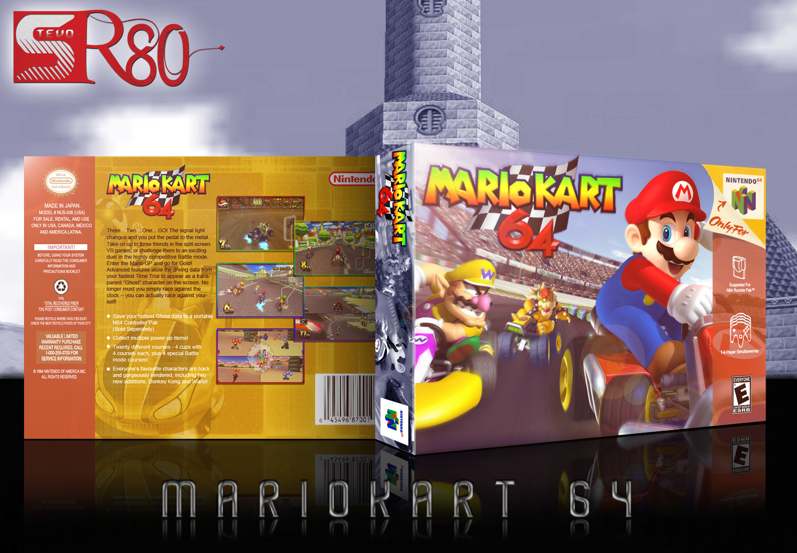 Mario Kart 64 Background