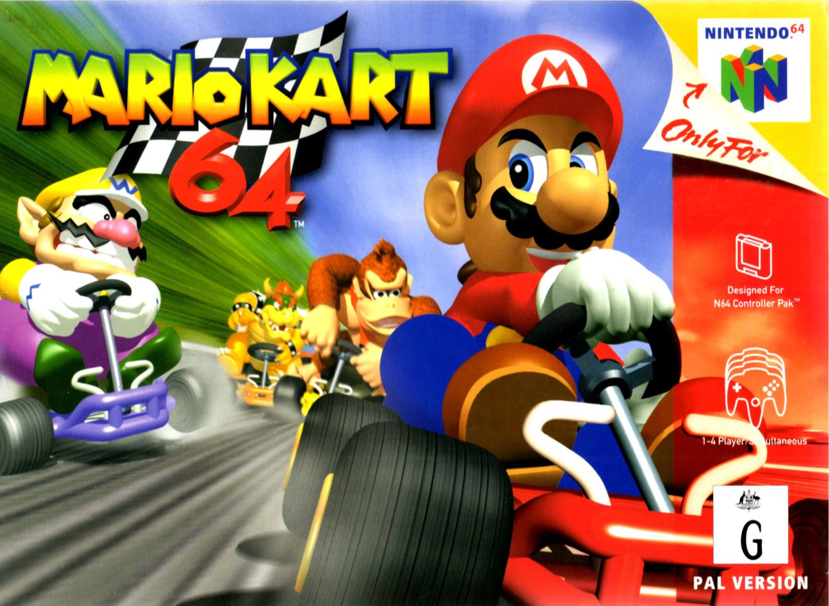 Mario Kart 64 Background