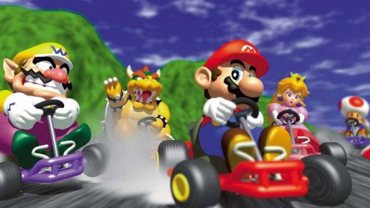 Mario Kart 64 Background