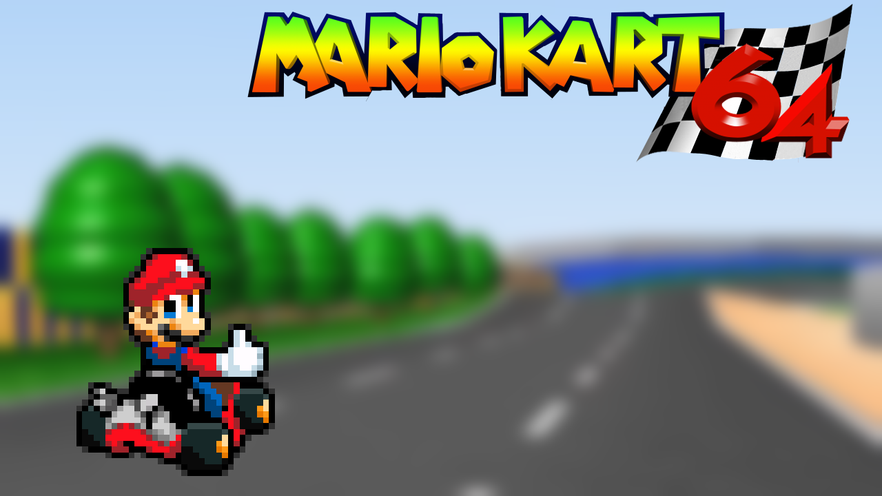 Mario Kart 64 Background