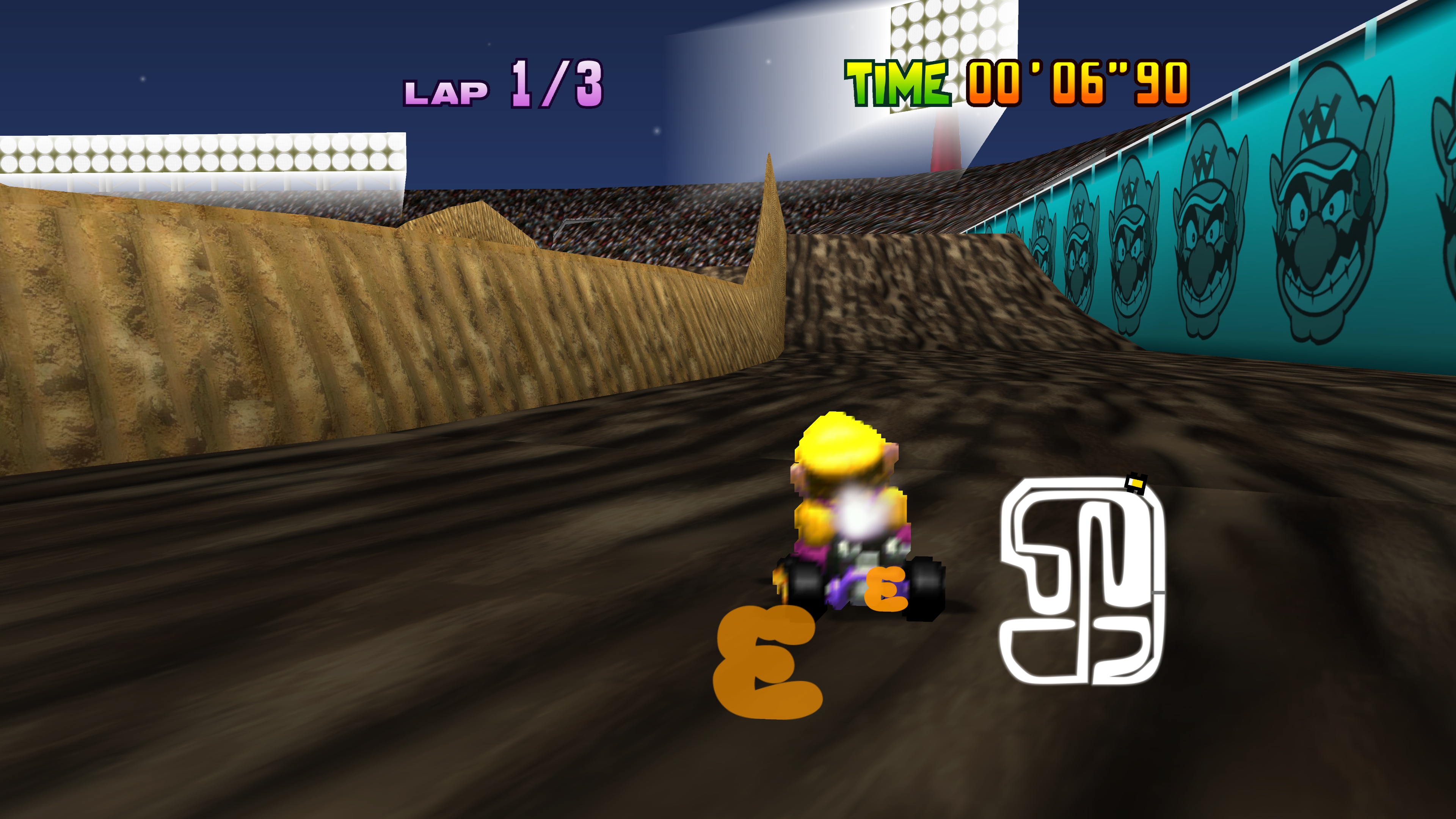 Mario Kart 64 Background