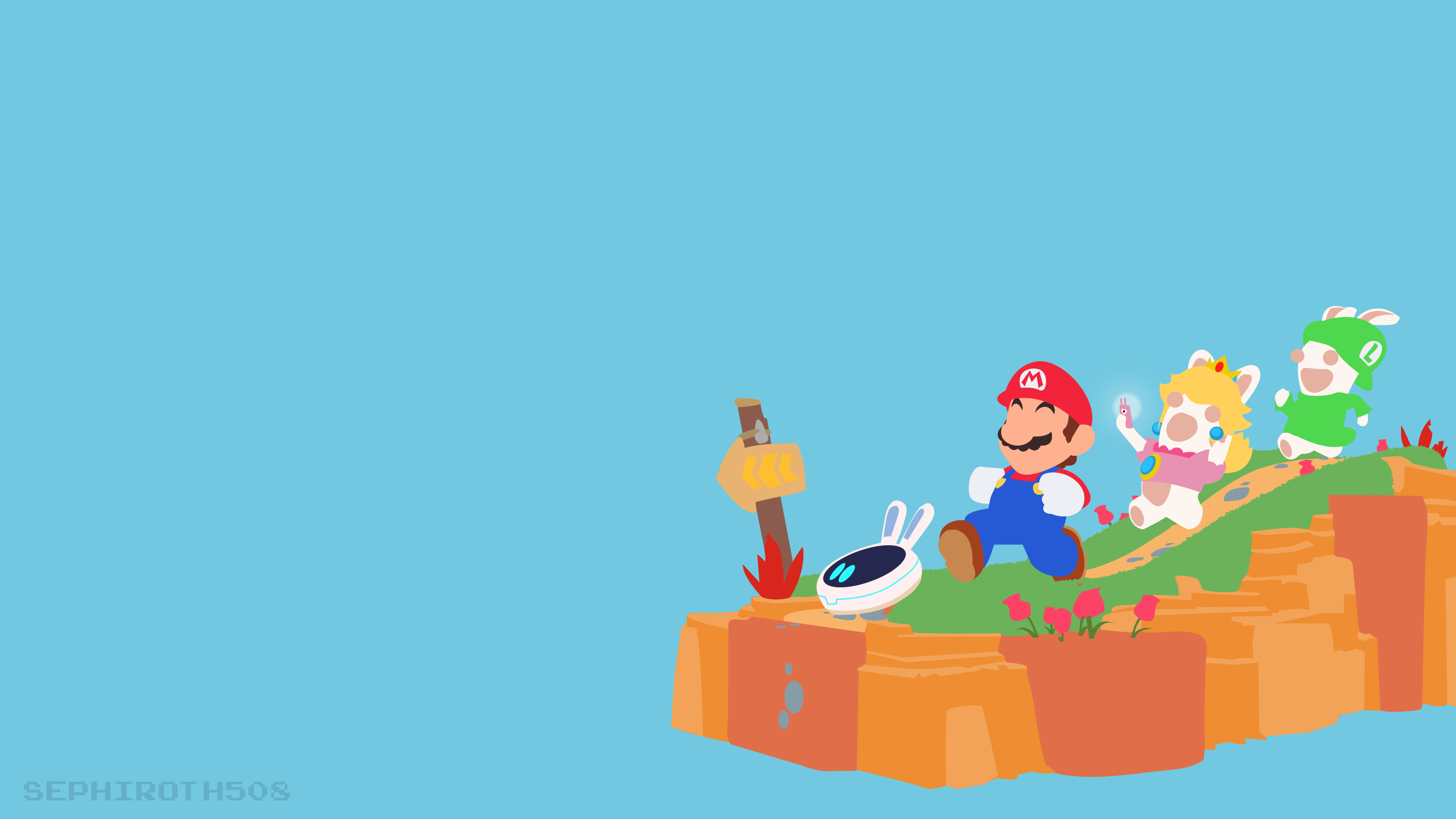 Mario Minimal Wallpapers