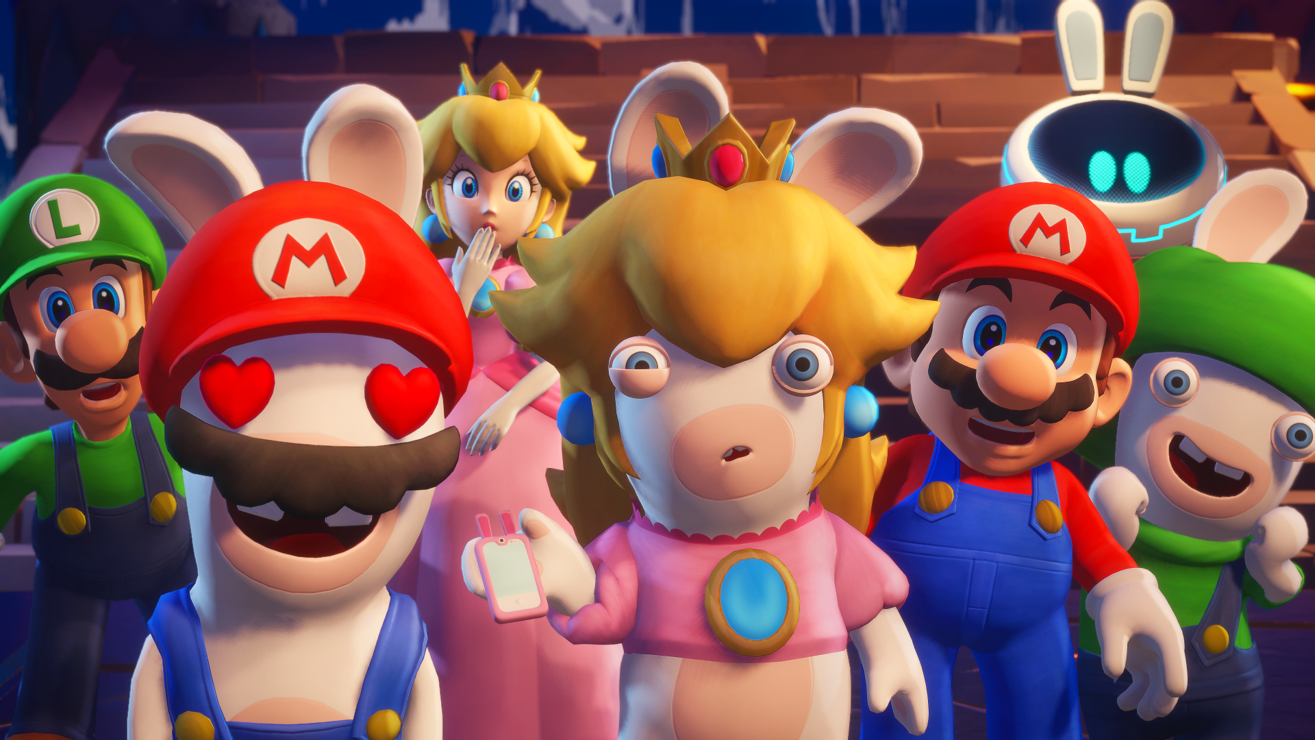 Mario plus Rabbids Game Wallpapers