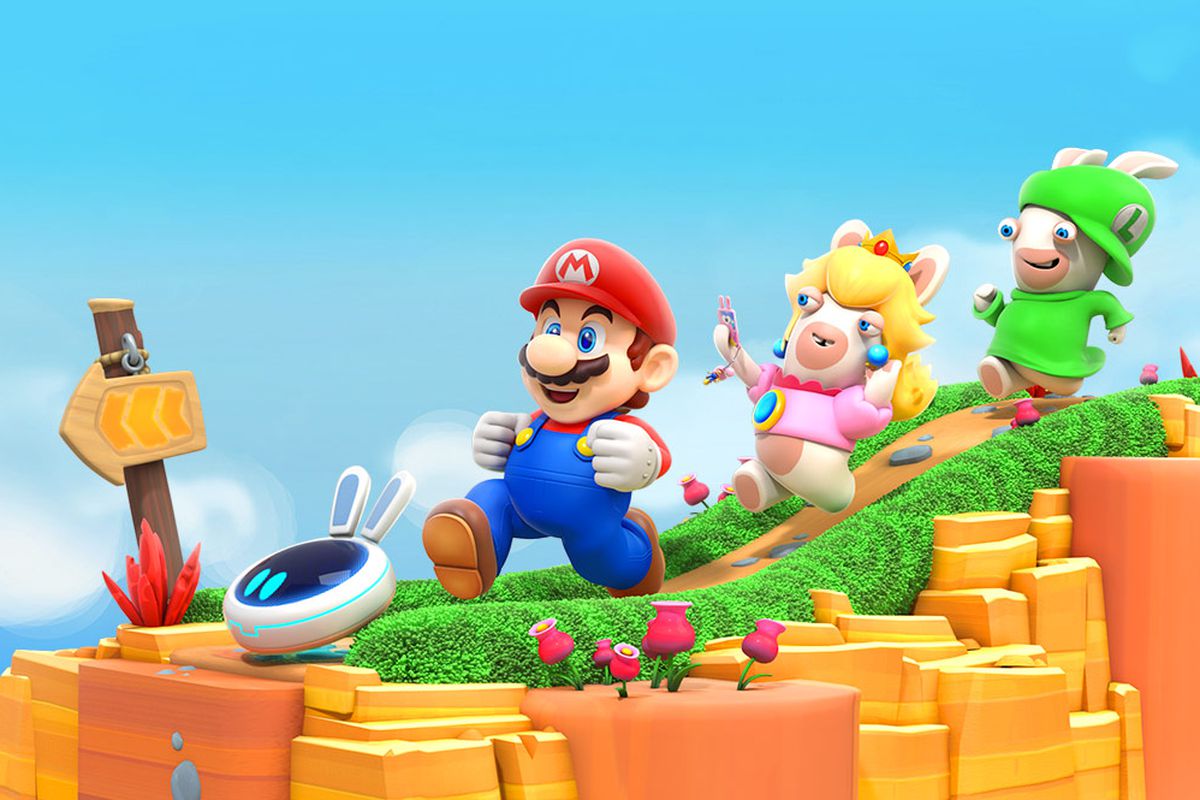 Mario plus Rabbids Game Wallpapers